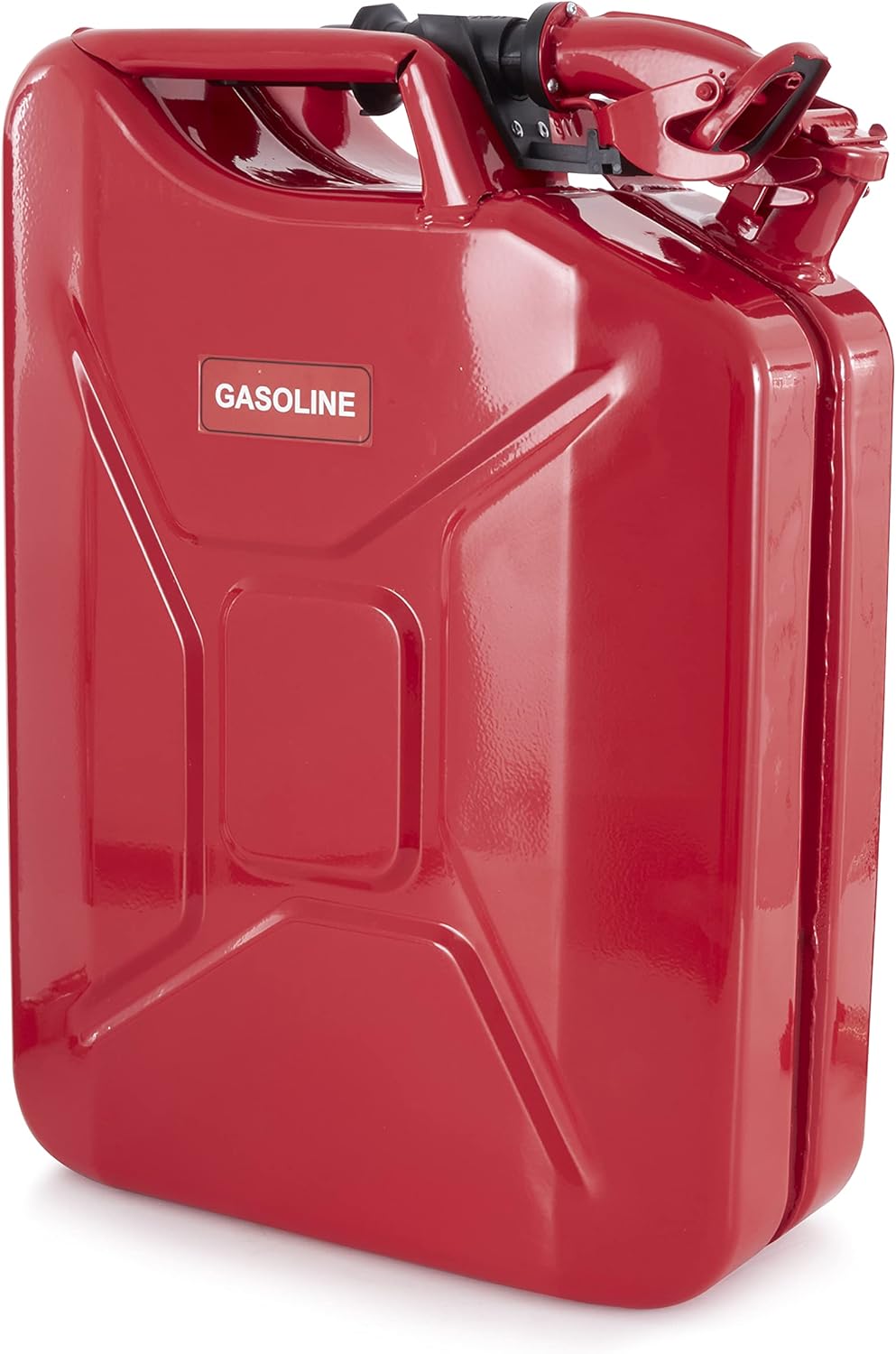 Wavian Jerry Can 20L Red  C CARB Compliant, Durable Gasoline Container with Spout