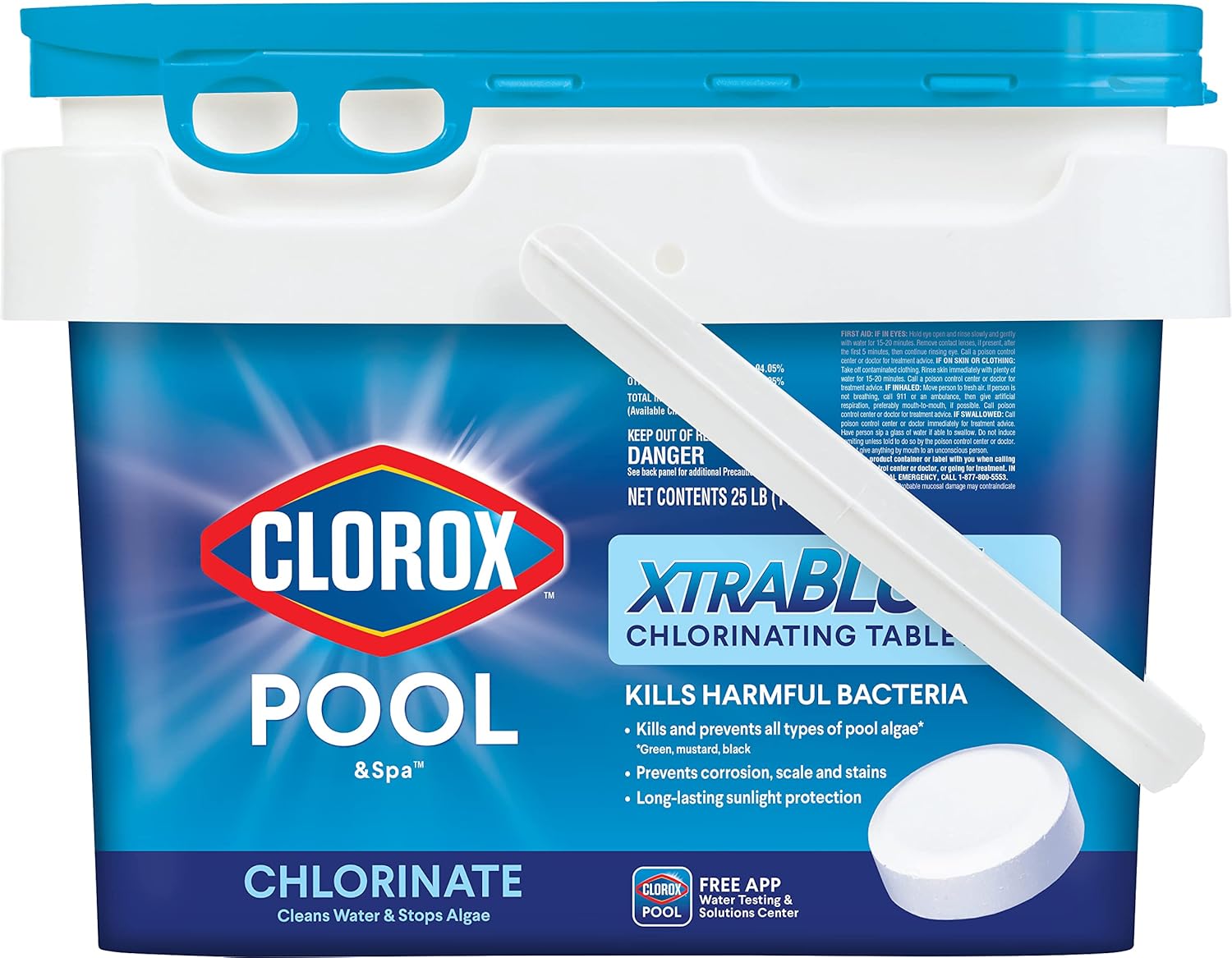 Swimming Pool Chlorinating Tablets, Kills Bacteria & Stops Algae (35 LB)