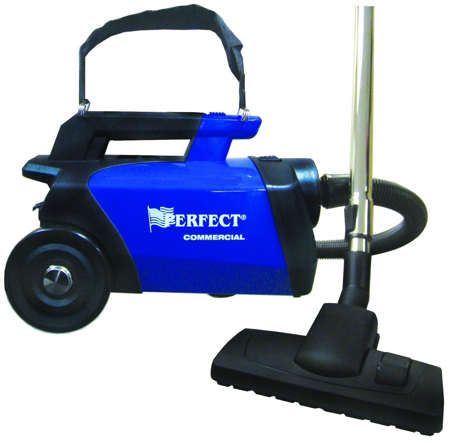 Portable Commercial Canister Vacuum, Blue