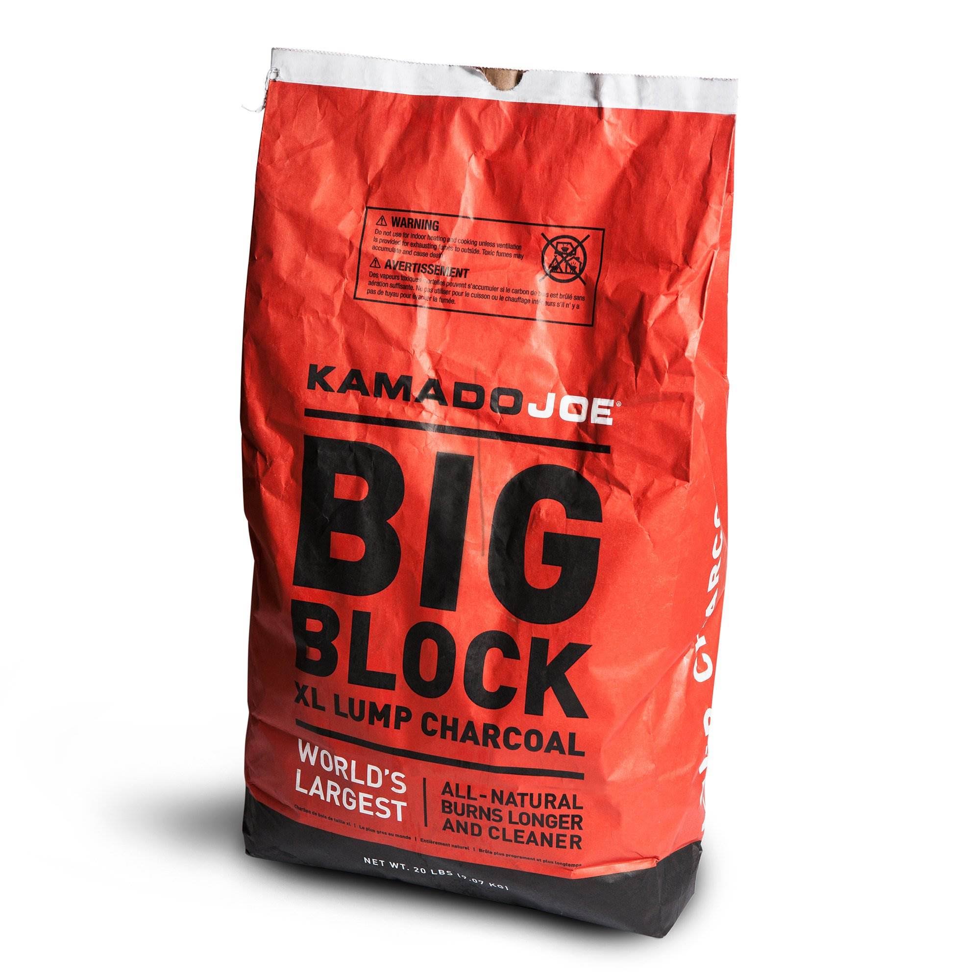 g Kamado Joe All Natural Big Block Argentinian XL Premium Charcoal, 20 lb (4 Pack)