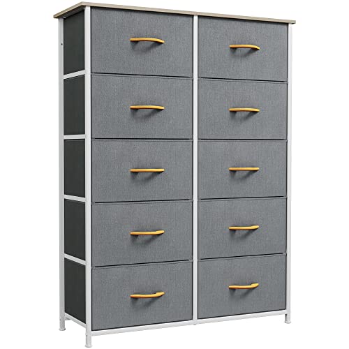 YITAHOME Dresser Storage Drawers Charcoal