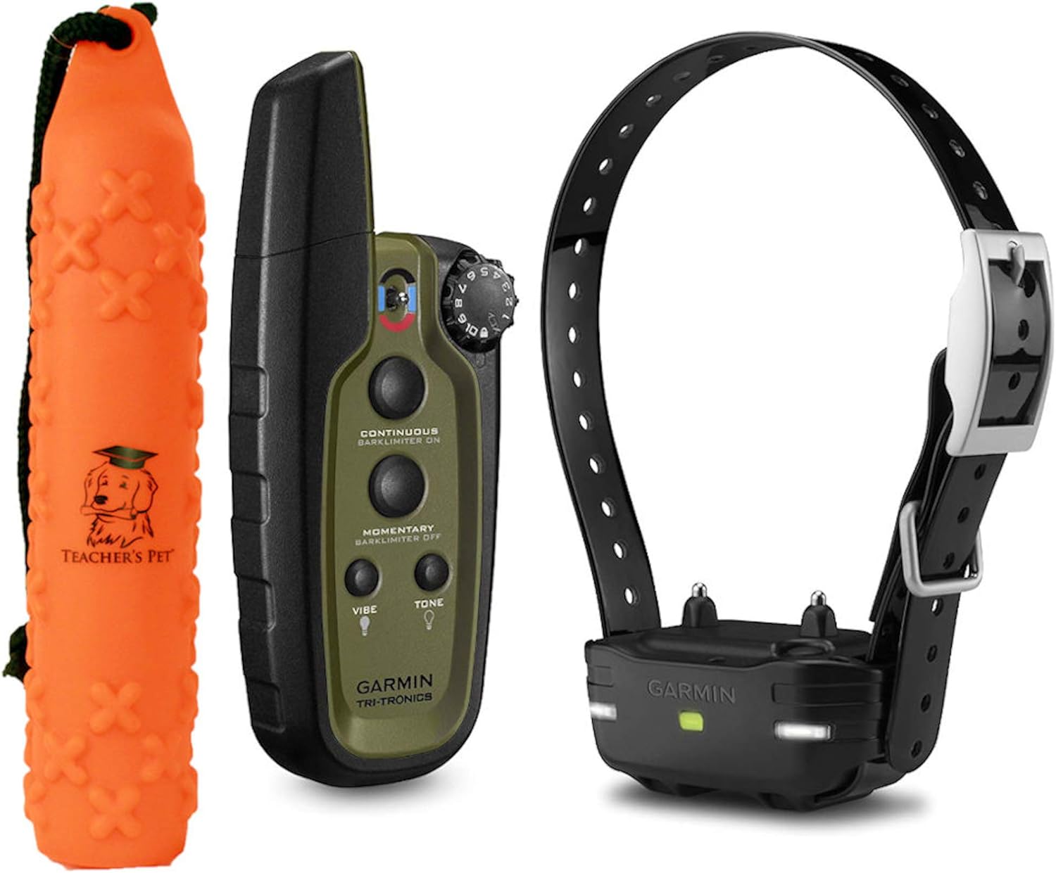 Sport Pro Hunting Dog Collar Bundle - Water-Resistant, Long-Lasting Dog E-Collar with Handheld Device with Teacher��s Pet Vinyl Dog Training Hunting Dummy Bumper