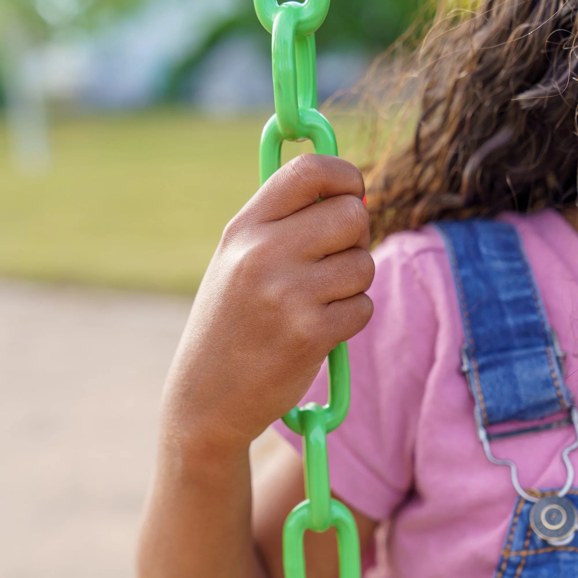 Lifetime Kid's Metal Swing Set with 2 Belt Swings and Trapeze Bar - 9 feet (91206)