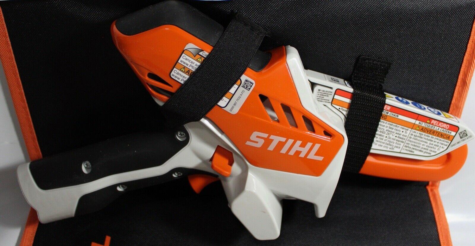 g Stihl Gta 26 Pruner Chainsaw W/carrying Case, Battery And Charger.