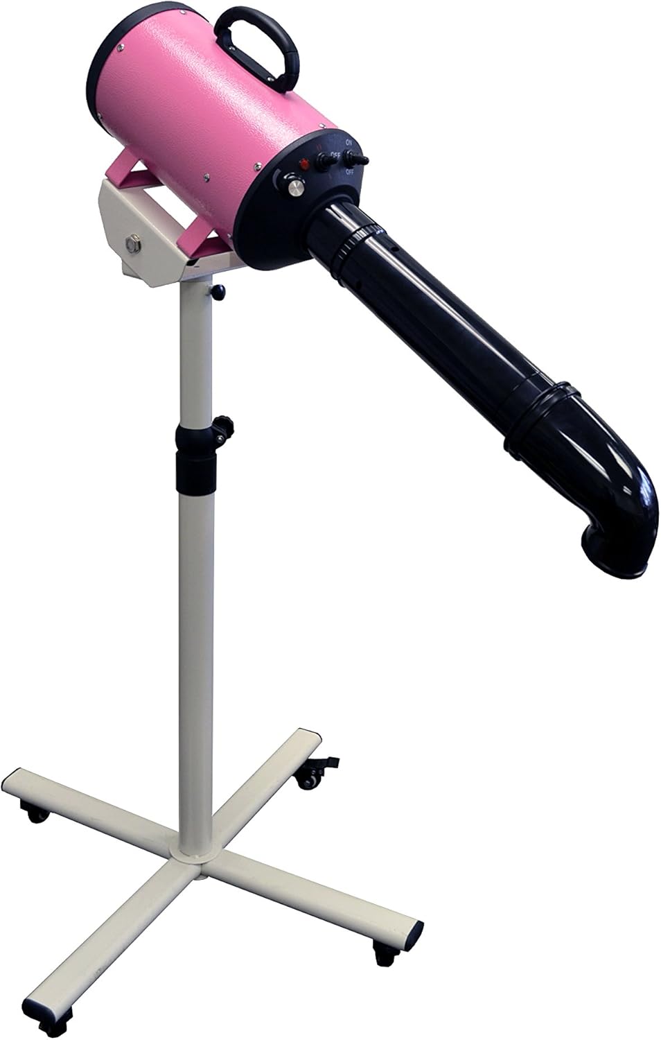 Flying Pig High Velocity Dog Pet Stand Grooming Dryer w/Variable Air Speed & Heat (Purple)