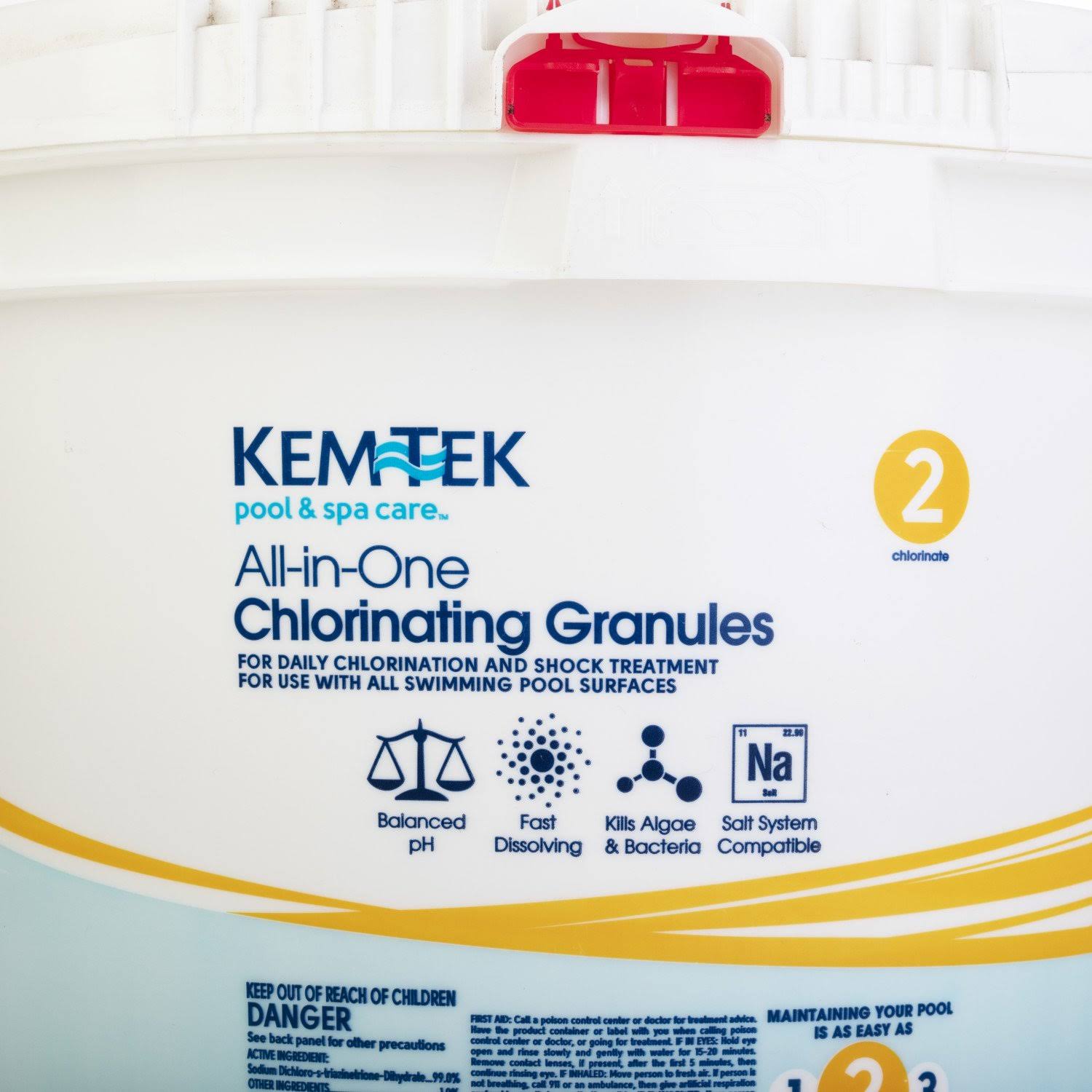 g Kem-Tek All in One Chlorinating Granules �C 22.5 lb
