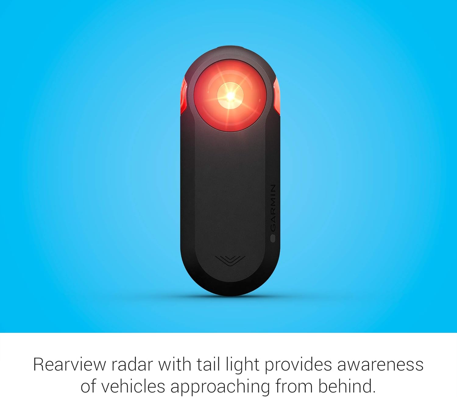 Garmin Varia RTL515 Rearview Radar & Tail Light, LED Display, 153-Yard Vehicle Alerts, Battery Powered, Compact Design