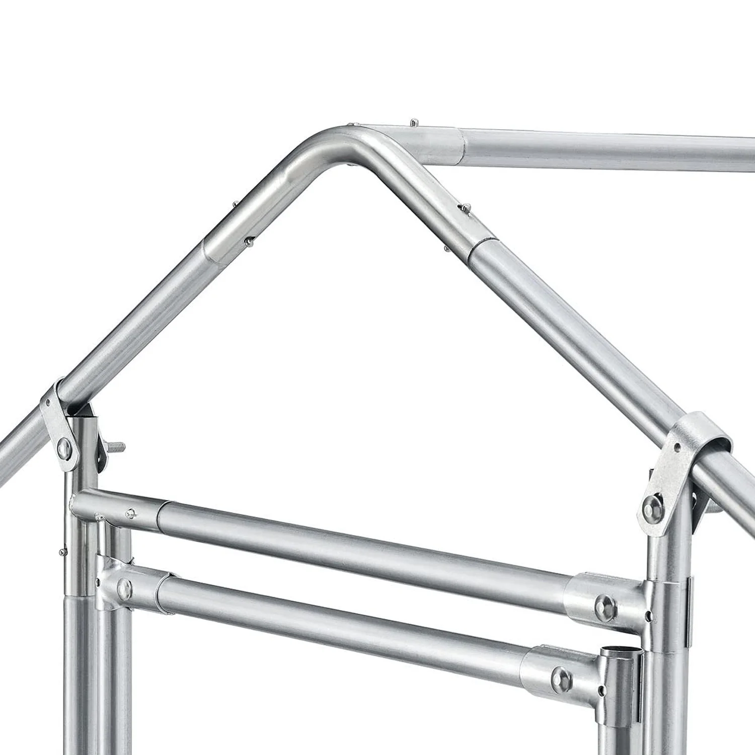 Large Metal Chicken Coop, Walk-in Chicken Run,Galvanized Wire Poultry Chicken Hen Pen Cage, Rabbits Duck Cages with Waterproof and Anti-Ultraviolet Cover for Outside(10' L x 6.6' W x 6.56' H)