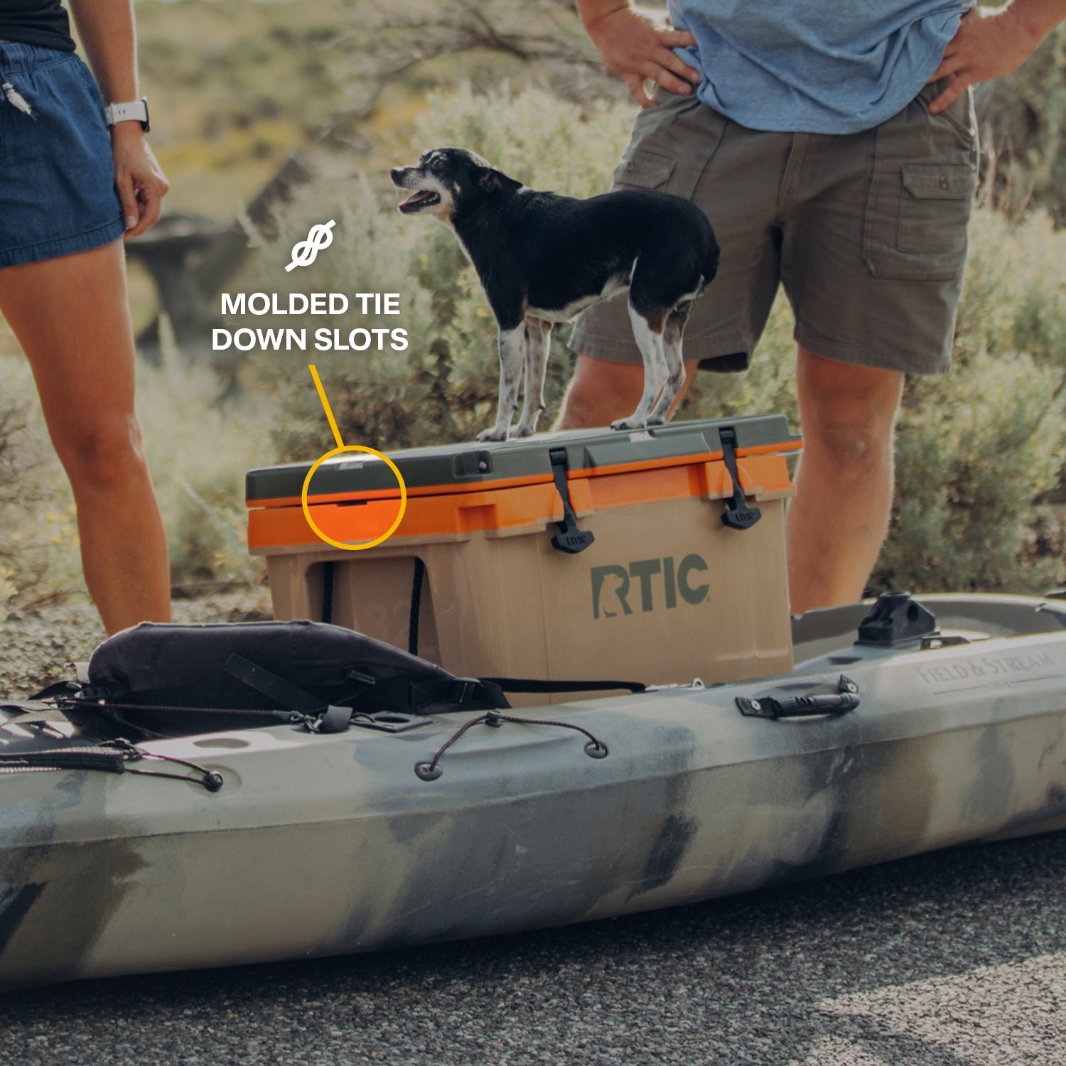 32 QT Ultra-Light Hard-Sided Ice Chest Cooler, Dark Grey And Cool Grey, Fits 48 Cans