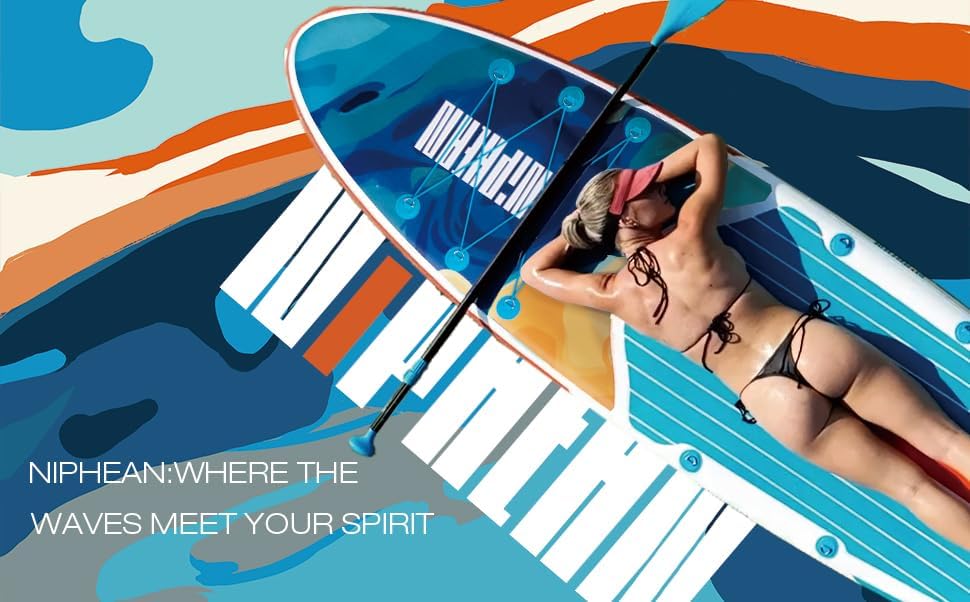 Stand Up Paddle Board with SUP Accessories, Anti-Slip EVA Deck, 10 ?�� ?Inflatable Paddle Boards for Adults & Youth of All Skill Levels