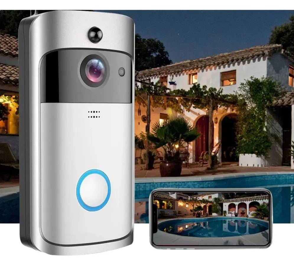 SupabellTM Smart Camera Doorbell  C Wireless, Two-Way Audio, Night Vision, Motion Detection, Wi-Fi Connected, Durable Build