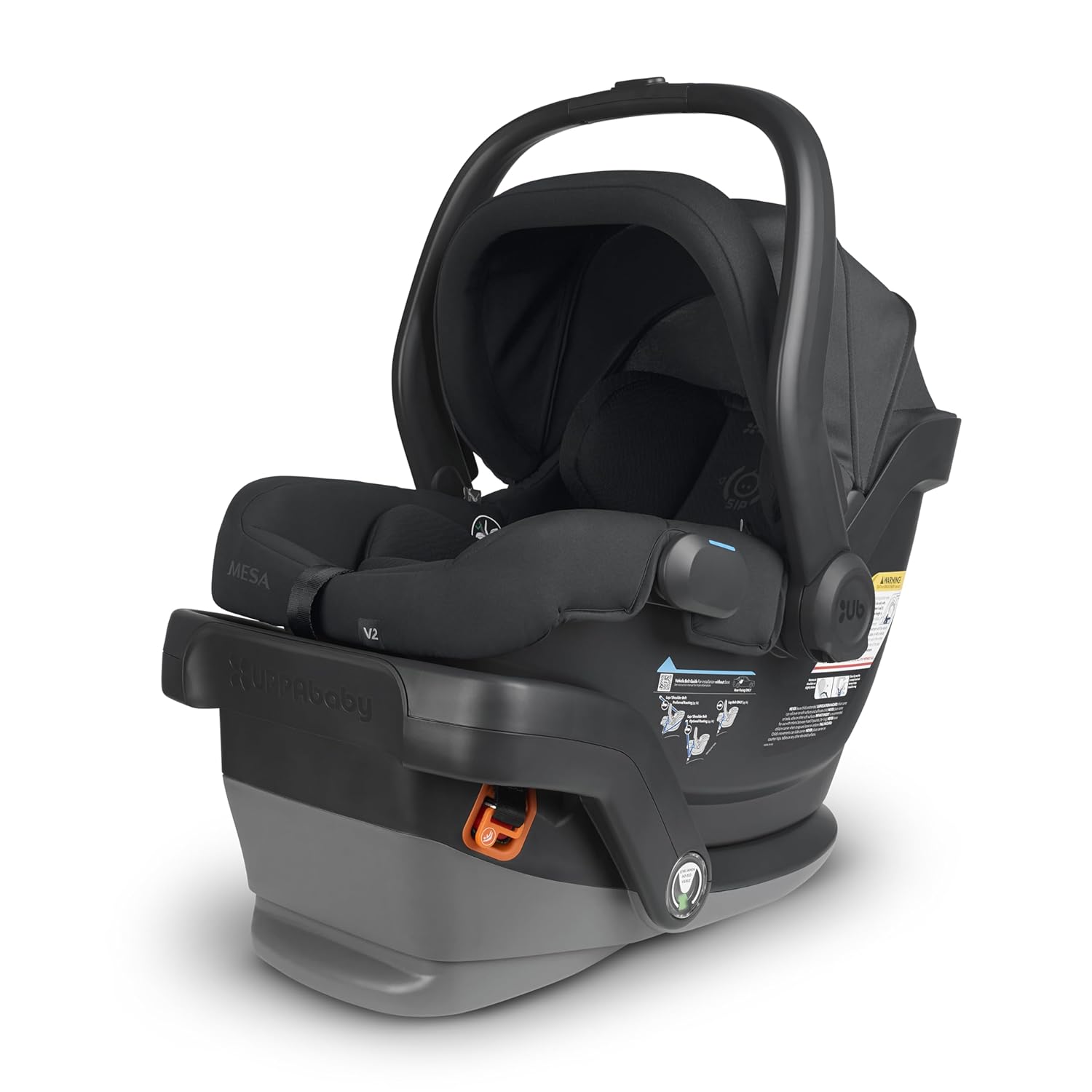 Infant Car Seat/Easy Installation/Innovative SmartSecure Technology/Base + Robust Infant Insert Included/Direct Stroller Attachment/Jake (Charcoal)