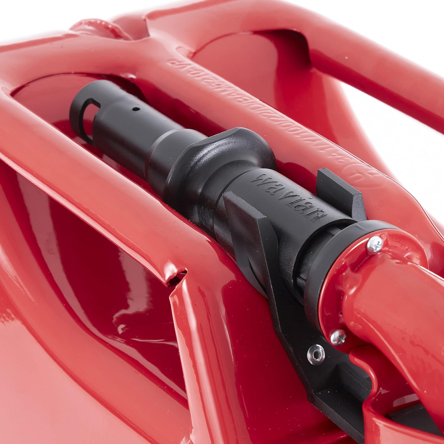 Wavian Jerry Can 20L Red  C CARB Compliant, Durable Gasoline Container with Spout