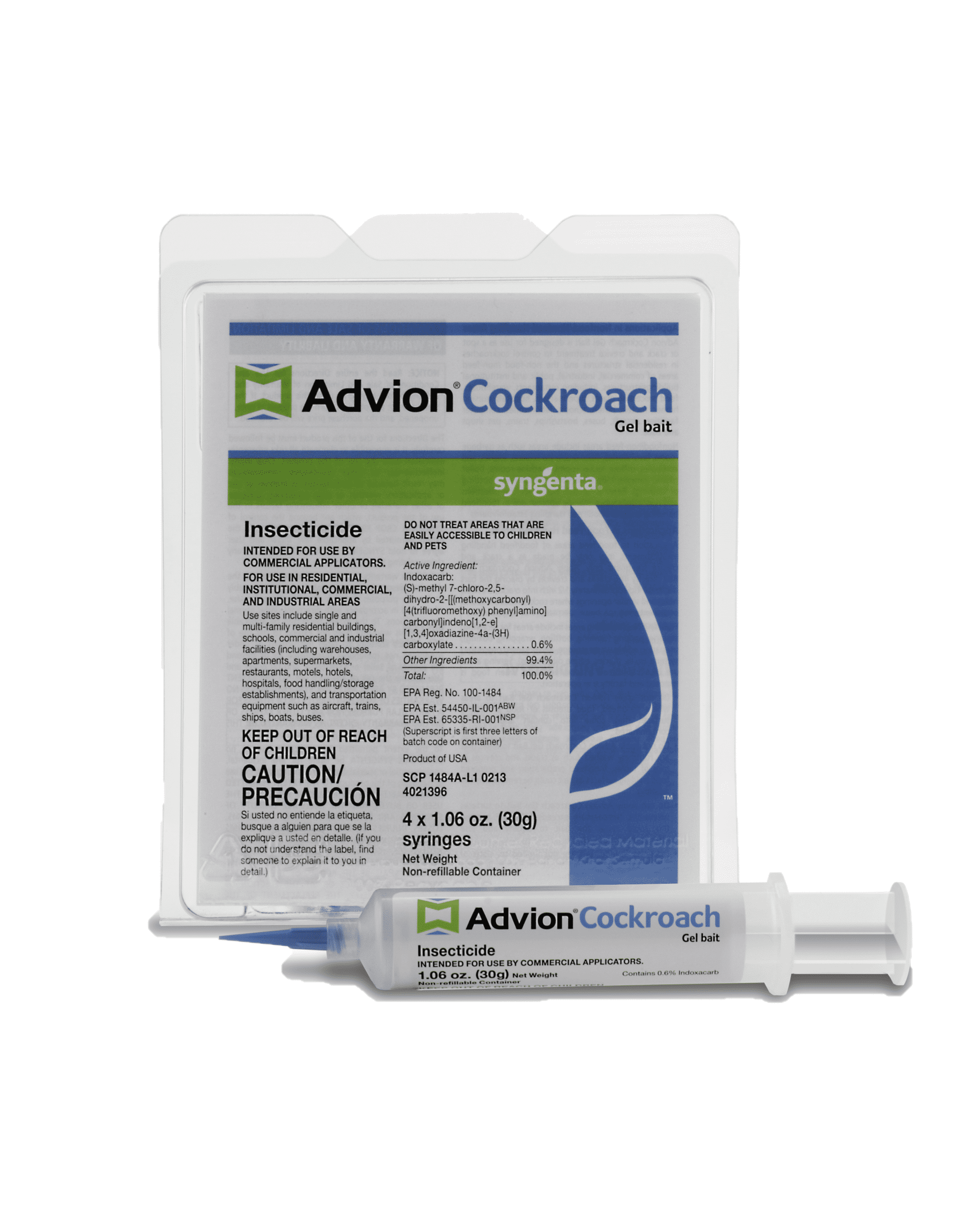 Syngenta Advion Cockroach Gel Bait �C Non-Repellent, High-Consumption Formula, 4 x 30g Tubes for All Major Species
