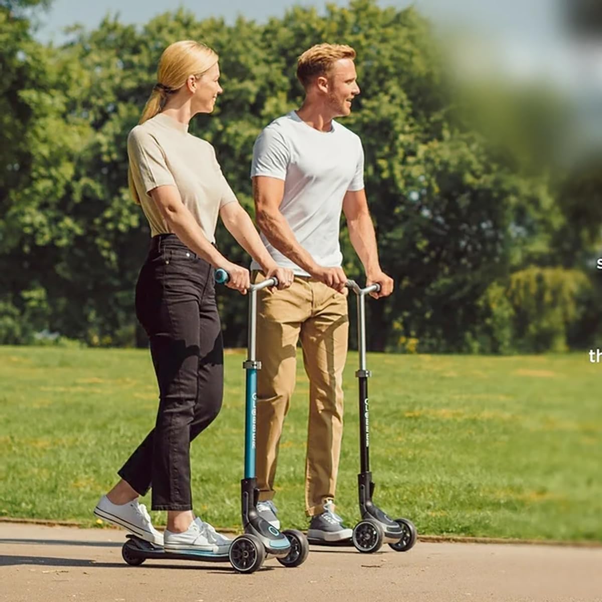 Scooter | 3-Wheel Kick Scooter for Adults & Kids 5+ | Foldable Kick Scooter with Safe, Non-Slip Deck & Premium Brakes