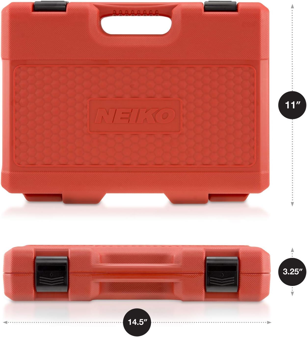Chrome Vanadium Impact Socket Set 1/2    Drive, 65-Piece, SAE & Metric, Deep & Shallow, Includes Adapters & Ratchet Handle