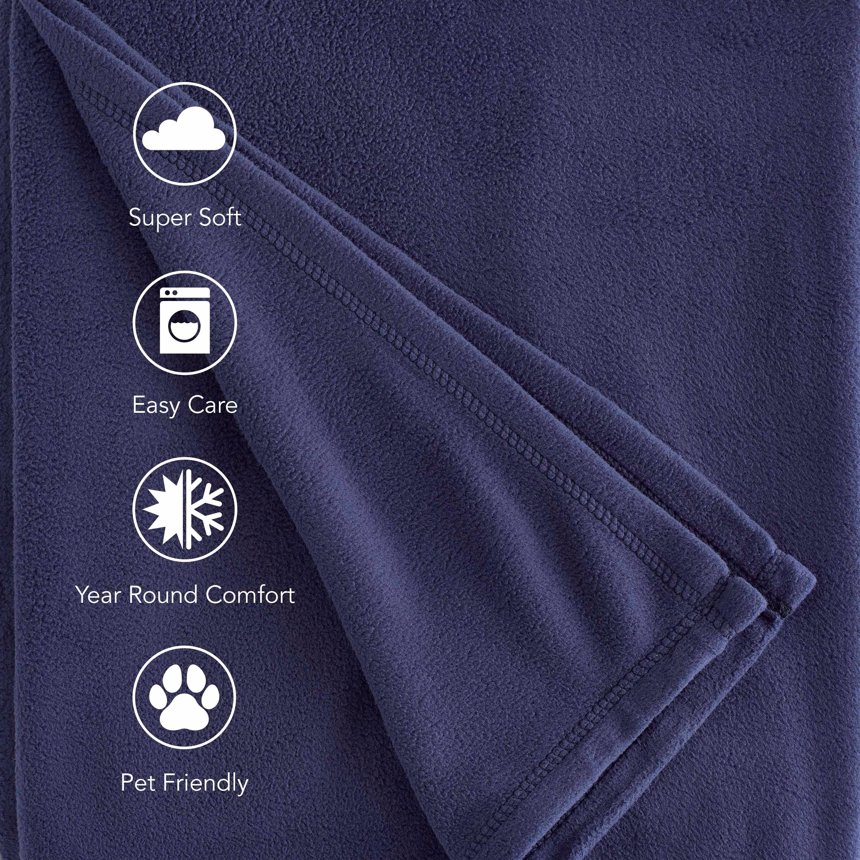 Martex Super Soft Fleece - Comfy Lightweight All Season Blanket