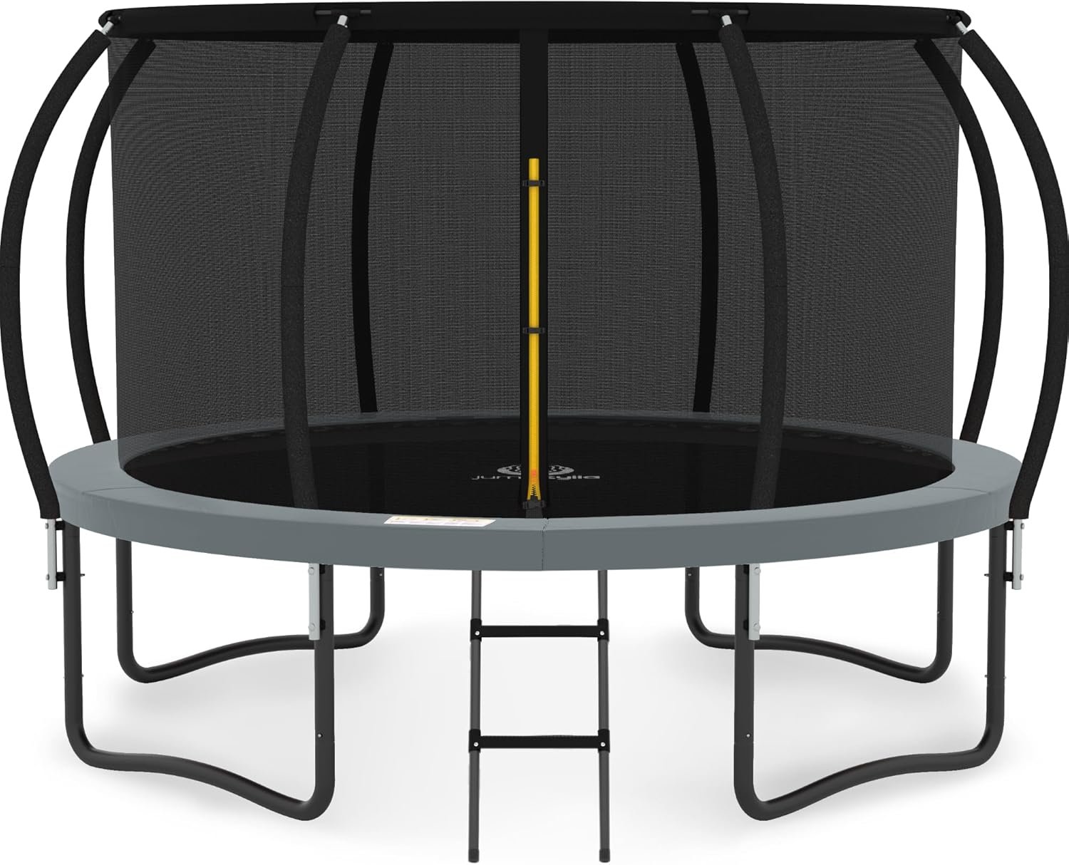 JUMPZYLLA Trampoline 8FT 10FT 12FT 14FT 15FT 16FT Trampoline with Enclosure �C Recreational Trampolines with Ladder and AntiRust Coating, ASTM Approval Outdoor Trampoline for Kids