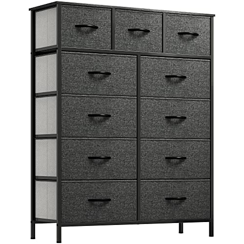 YITAHOME Dresser Storage Drawers Charcoal