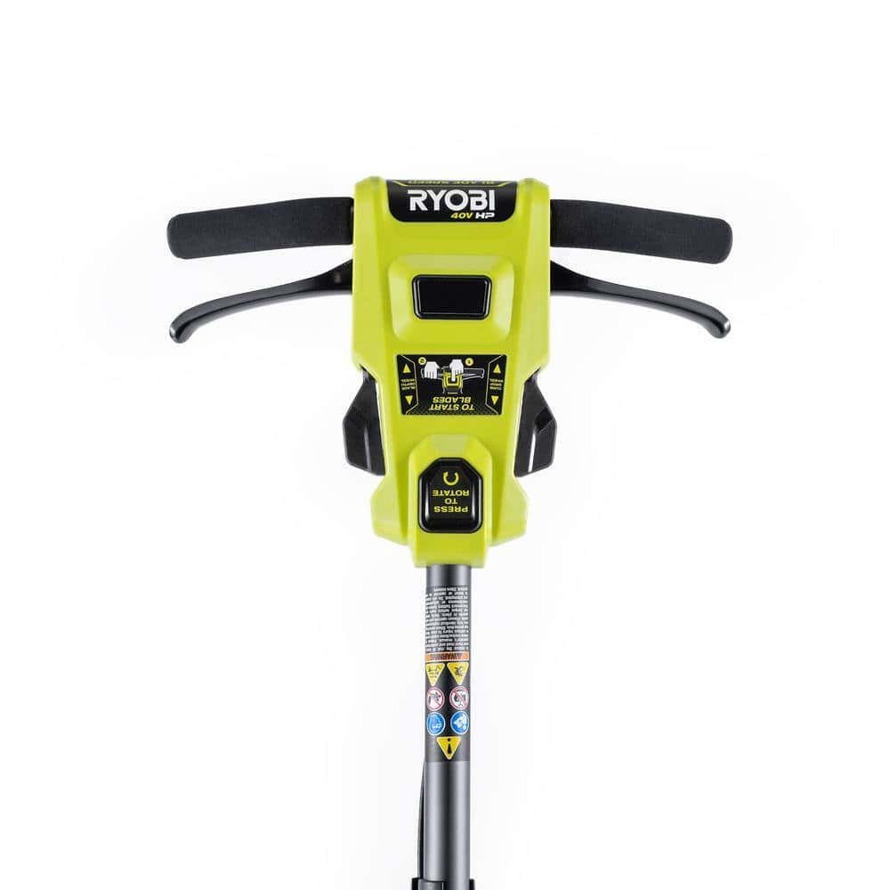 RY40760-AC 40V HP Brushless 9 in. Edger w/ Extra Edger Blade, 4.0 Ah Battery and Charger