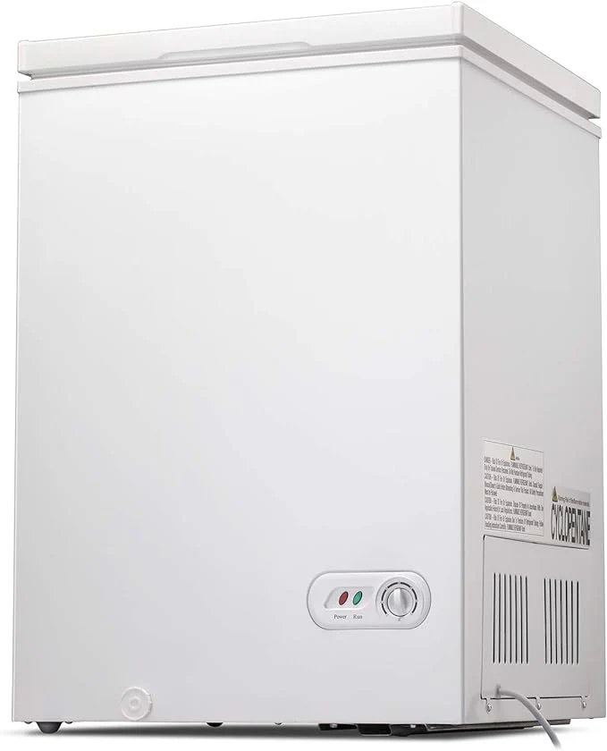 Antarctic Star 2.7 Cu.ft Chest Freezer, Compact & Energy Efficient with Adjustable Temperature, Quiet Operation, Removable Basket, Good Sealing