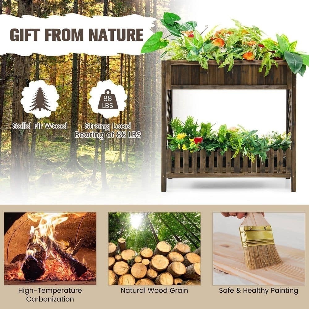 Premium Raised Garden Bed  C Durable, Easy Assembly, Perfect for Vegetables & Flowers