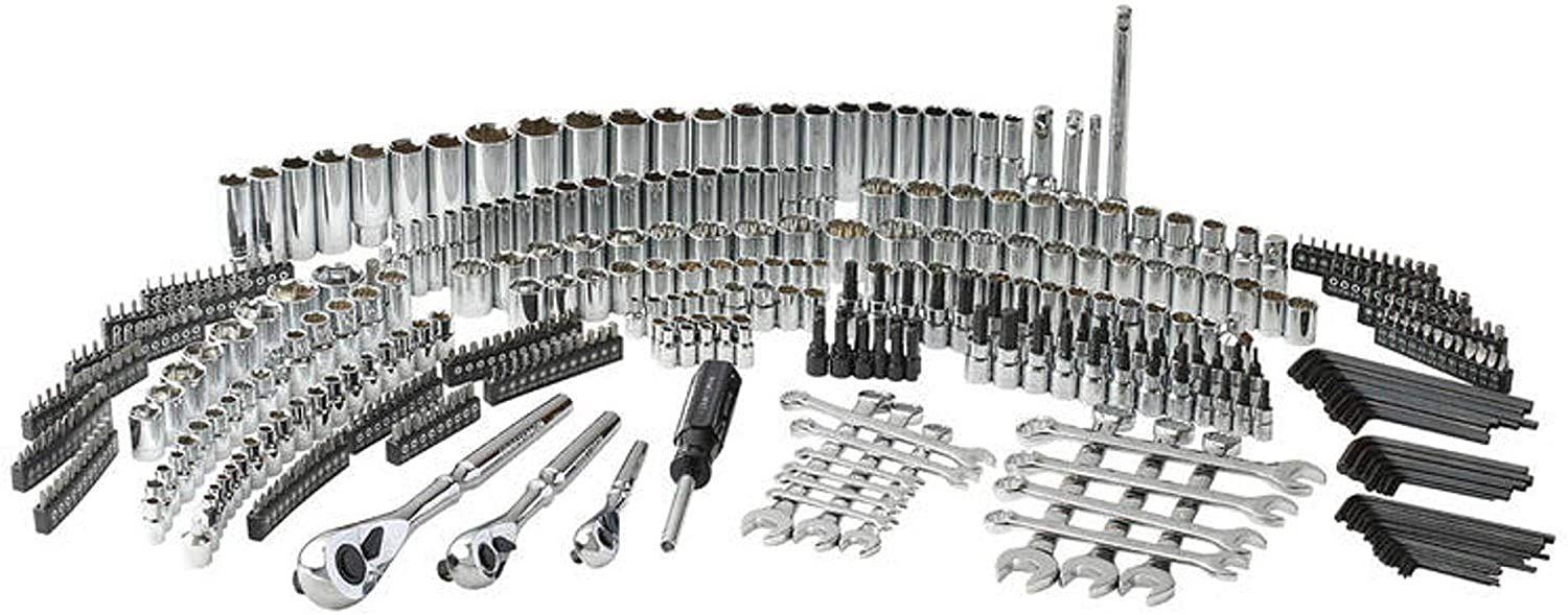 g Craftsman 450-piece Mechanics Tool Set, Ratchet Socket Hand Wrench Toolset