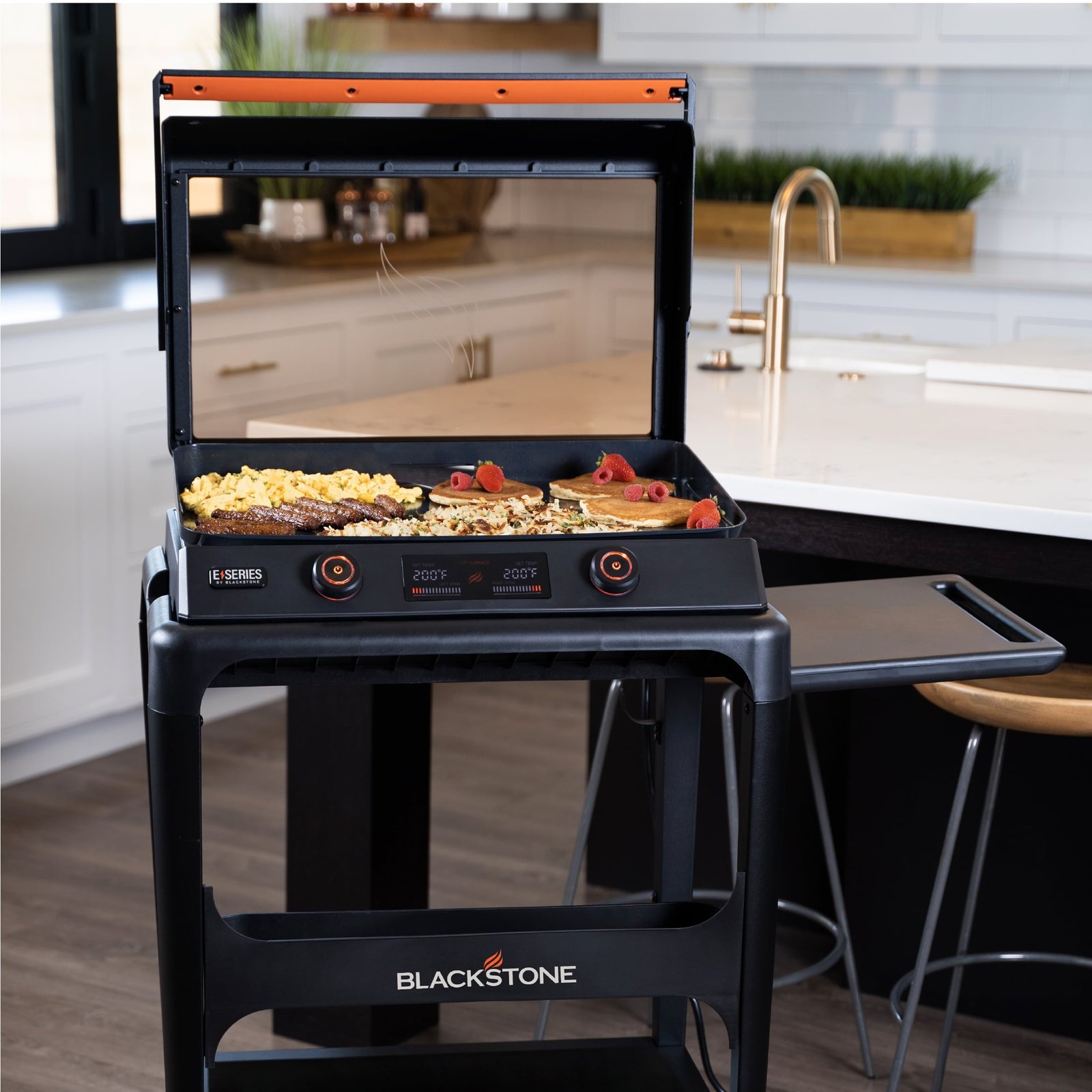 Blackstone E-Series 22 Electric Tabletop Griddle with Prep Cart