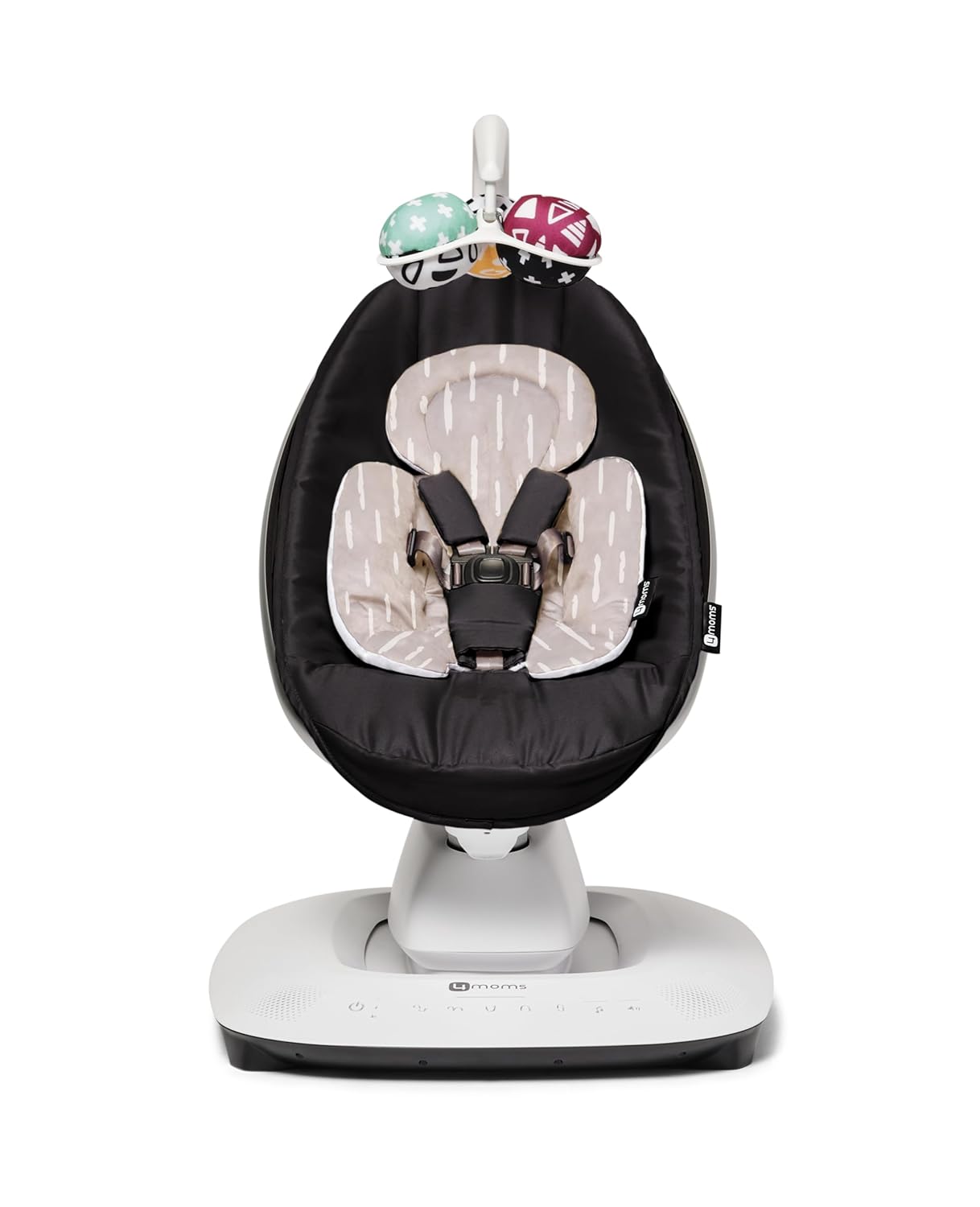 4moms MamaRoo Bluetooth Baby Swing, Multi-Motion, Gray, 5 Unique Motions, Wi-Fi Enabled