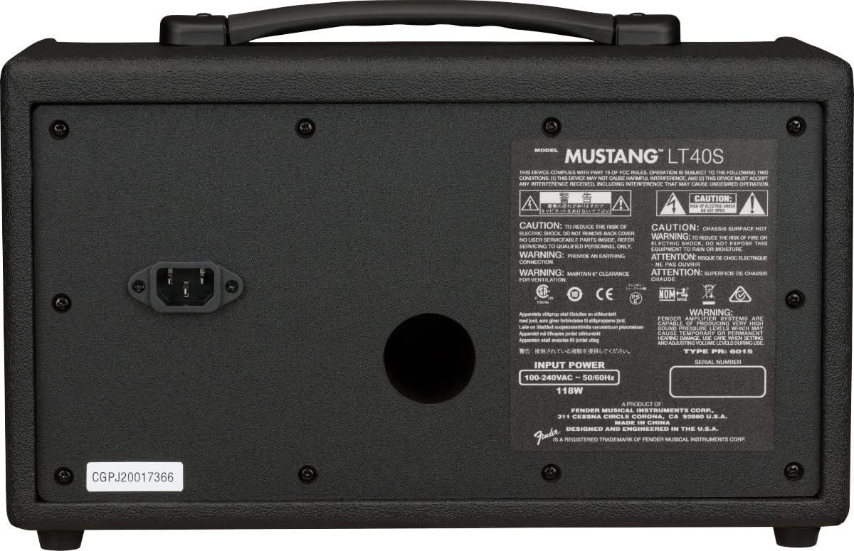 Guitar Amp, 50 Watts, with 2-Year Warranty 30 Preset Effects with USB Audio Interface for Recording, 20Dx19.5Wx11.5H Inches, Black