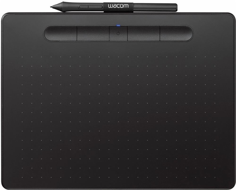 Wacom Intuos Medium Wireless Graphic Drawing Tablet, Black  C Compatible with Mac, PC, Chromebook & Android, Software Included