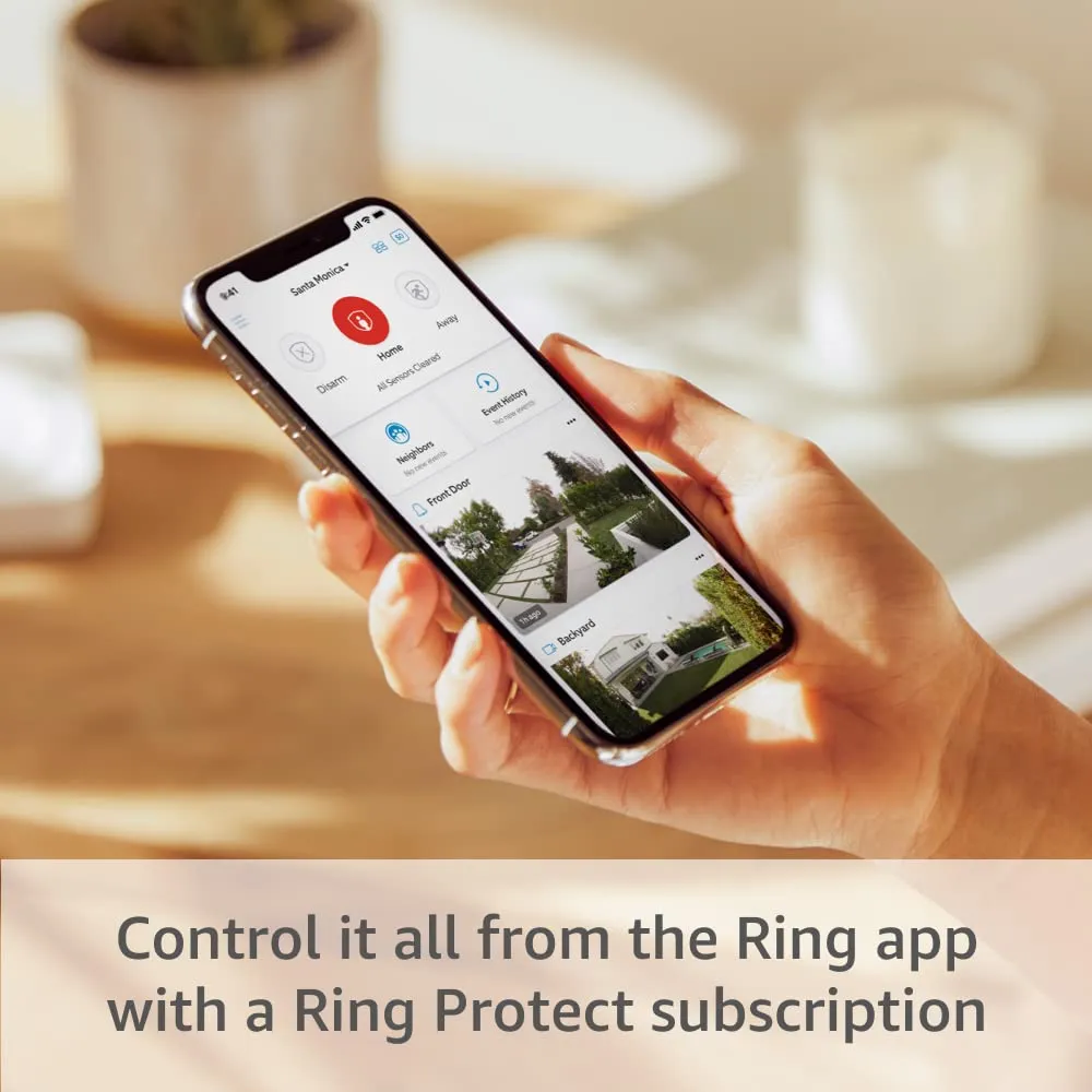 Ring 14-Piece Alarm Kit �C Home Security System with Base Station, Keypads, Sensors & Alexa Compatibility