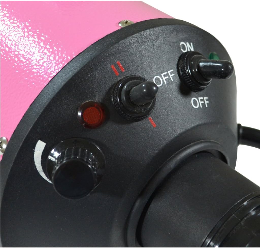 Flying Pig High Velocity Dog Pet Stand Grooming Dryer w/Variable Air Speed & Heat (Purple)