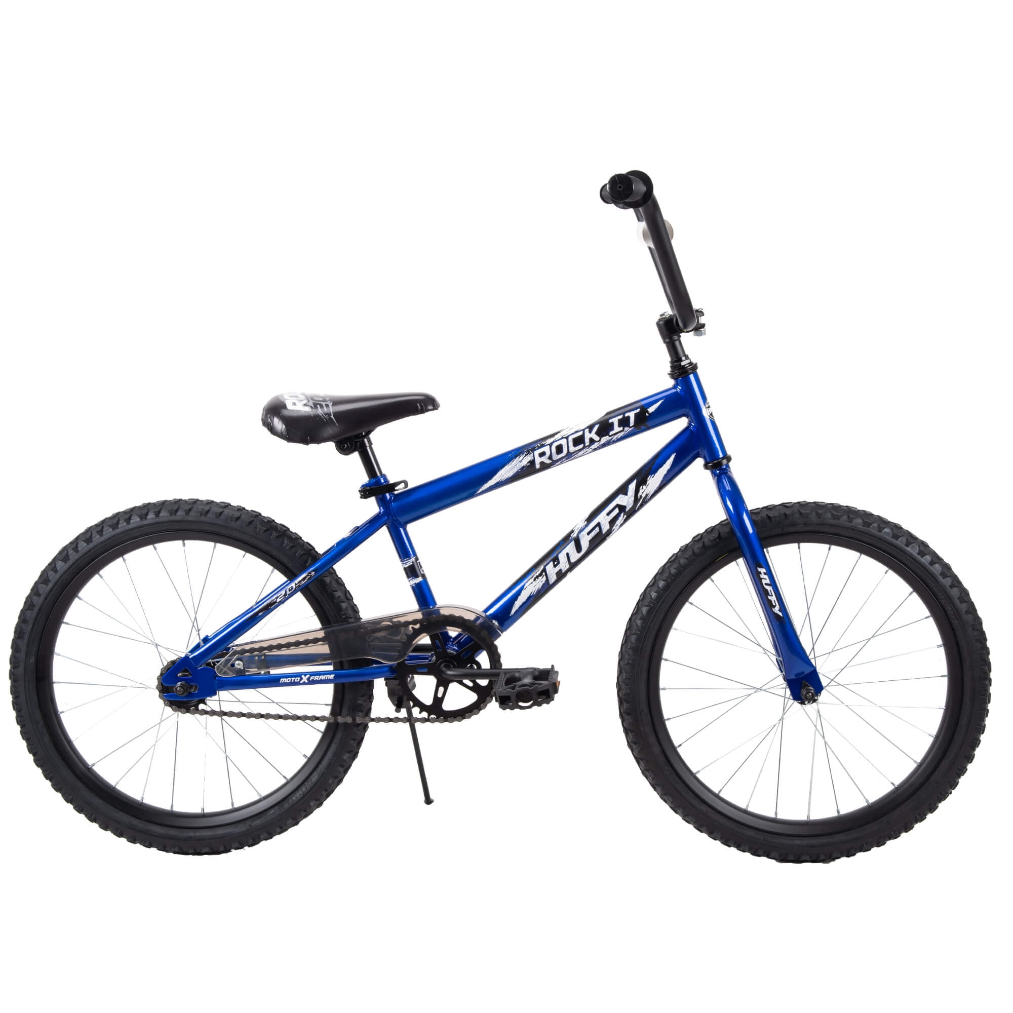 Huffy Rock It 20��� Kids Bicycle, Royal Blue, Ages 5+, Single-Speed, Training Wheels