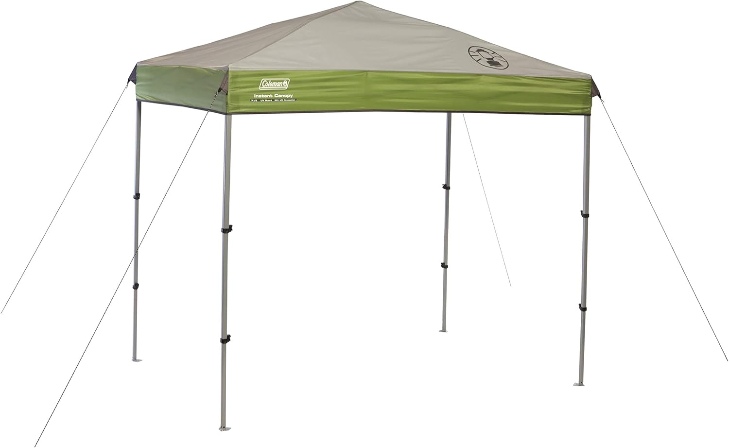 Canopy Sun Shelter with Instant Setup, Sun Shelter with Wheeled Carry Bag Sets Up in about 3 Mins, 7x5ft, 10x10ft, or 12x12ft Canopy for Sporting Events, Tailgating, Camping, & More