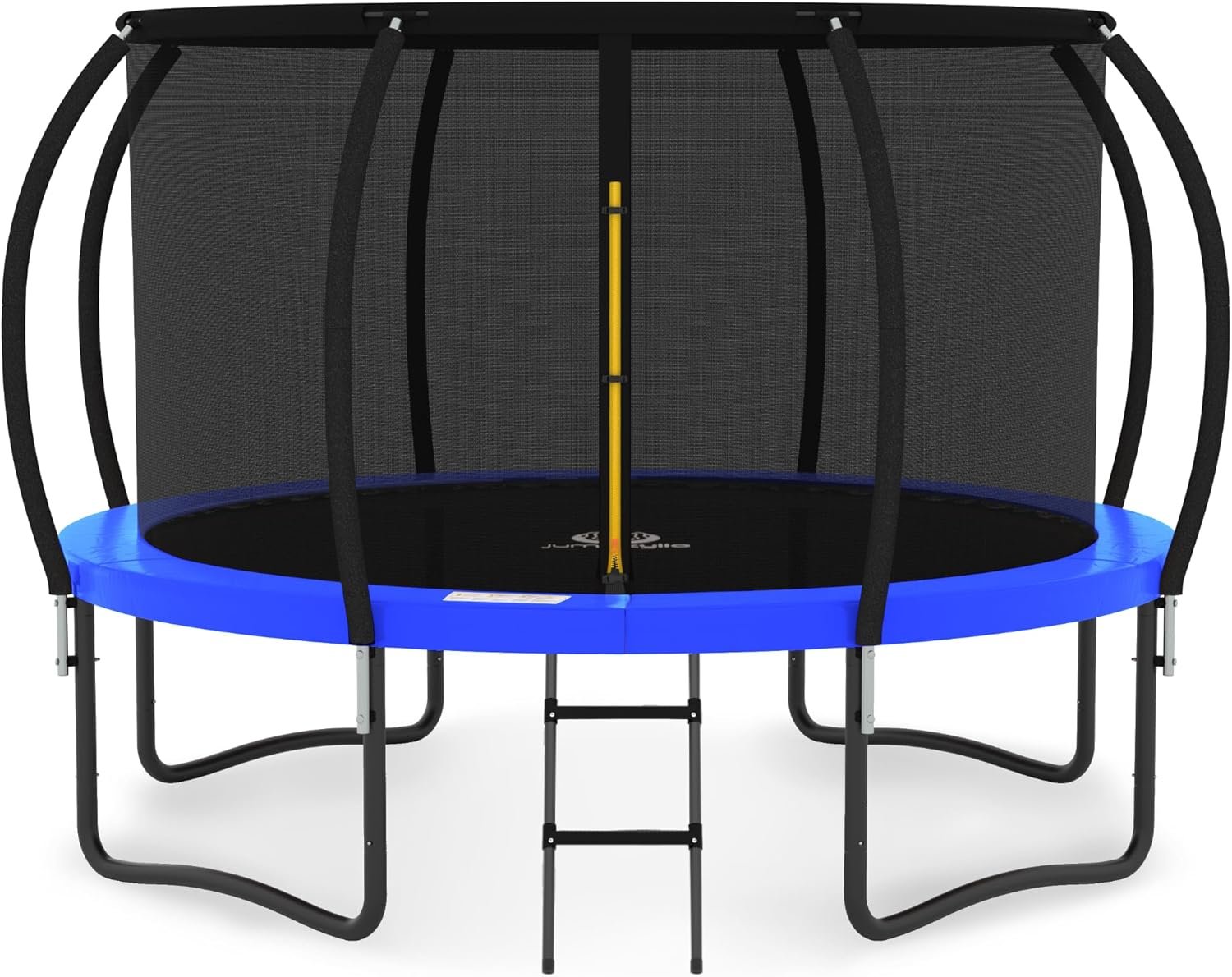 JUMPZYLLA Trampoline 8FT 10FT 12FT 14FT 15FT 16FT Trampoline with Enclosure �C Recreational Trampolines with Ladder and AntiRust Coating, ASTM Approval Outdoor Trampoline for Kids