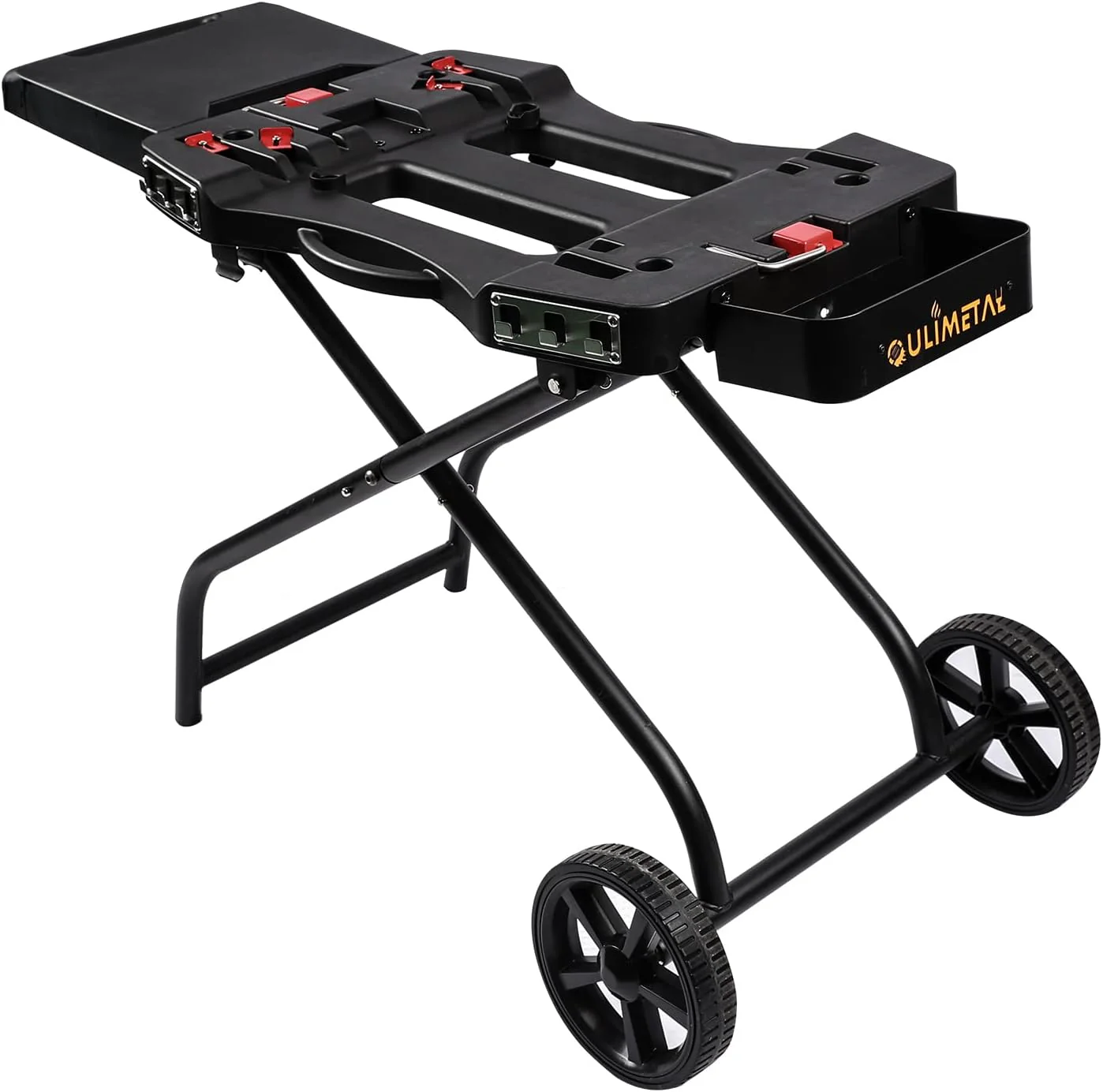 Portable Grill Cart for Weber Q1000, Q2000 Series Gas Grills and Blackstone 17?? 22?? Table Top Griddles