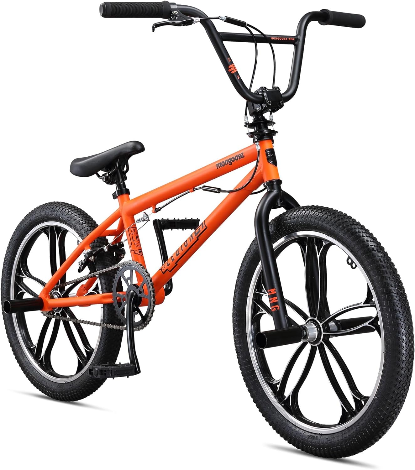 Legion Kids Freestyle Sidewalk BMX Bike, Beginner Riders, Boys and Girls, 16-20-inch Wheels, Hi-Ten Steel Frame, Micro Drive BMX Gearing