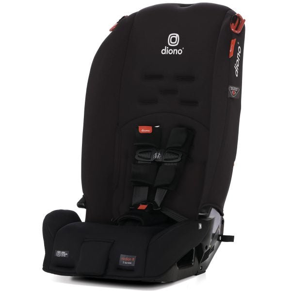 Diono Radian 3R, 3-in-1 Convertible Car Seat, Rear Facing Forward Facing, 10 Years 1 Car Seat, Slim Fit 3 Across, Jet Black