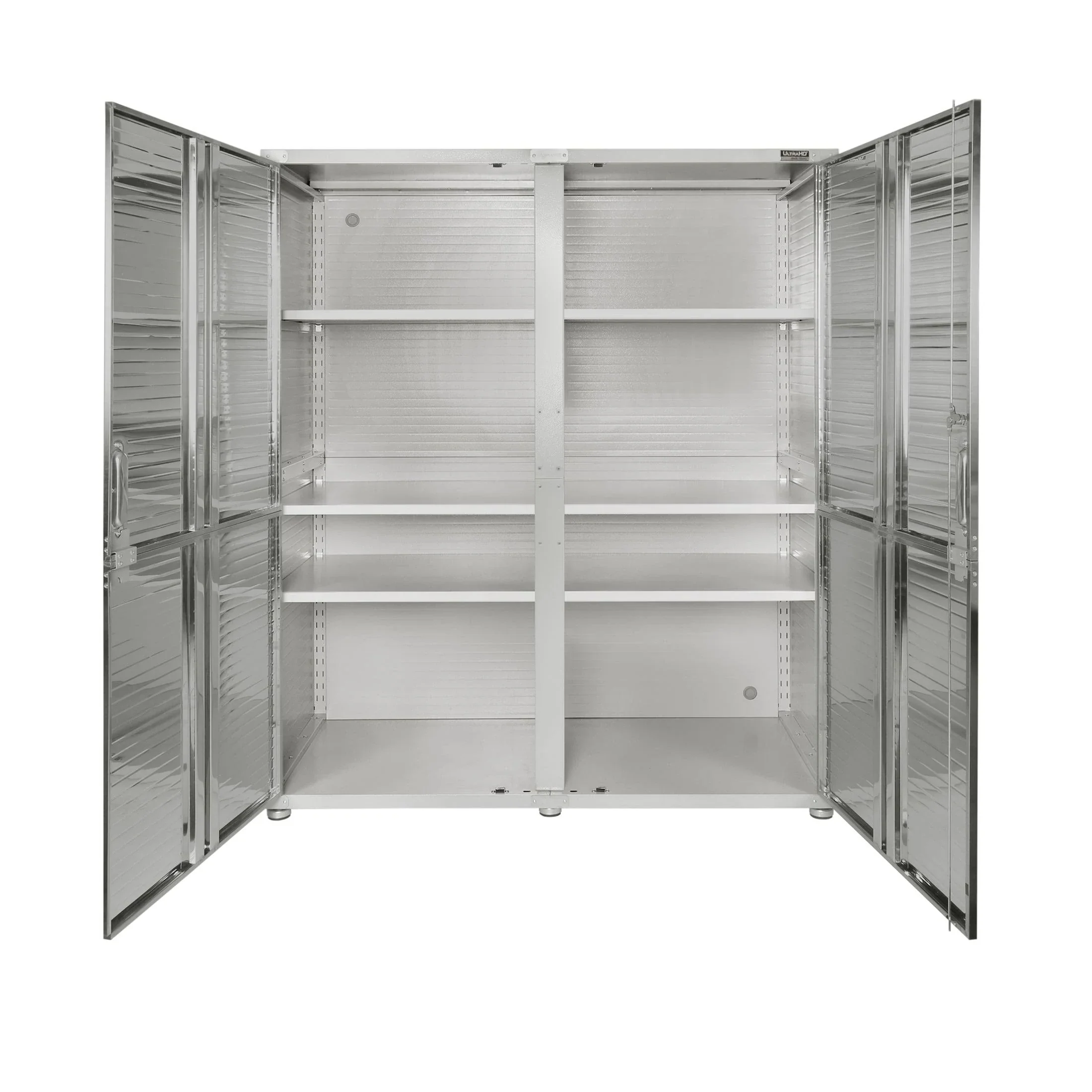 Seville Classics UltraHD Extra-Wide Mega Storage Cabinet, 60 inch W x 24 inch D x 72 inch H, Graphite