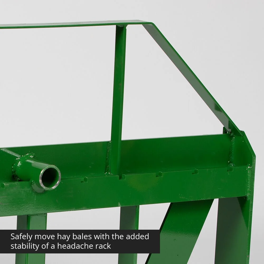 Titan Attachments UA USA Made Pallet Fork Frame Attachment, 48?? Fork Blades, Fits John Deere Global Euro Tractors, Rated 4,500 LB