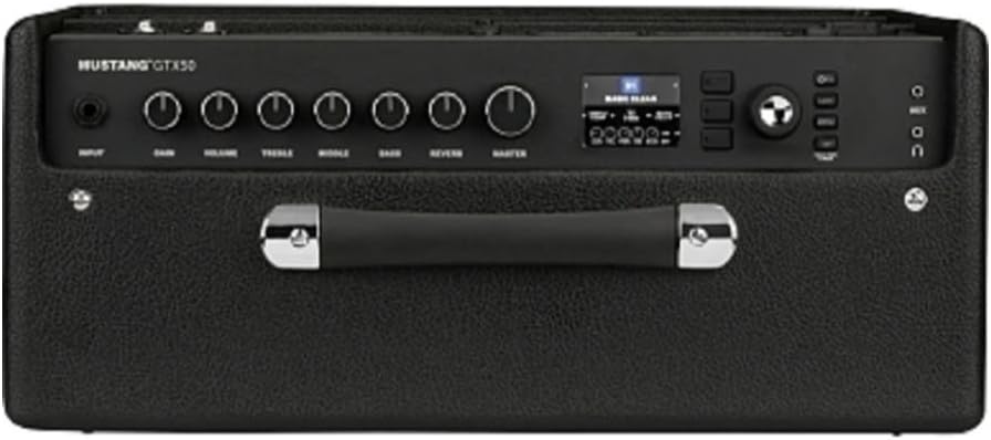 Guitar Amp, 50 Watts, with 2-Year Warranty 30 Preset Effects with USB Audio Interface for Recording, 20Dx19.5Wx11.5H Inches, Black