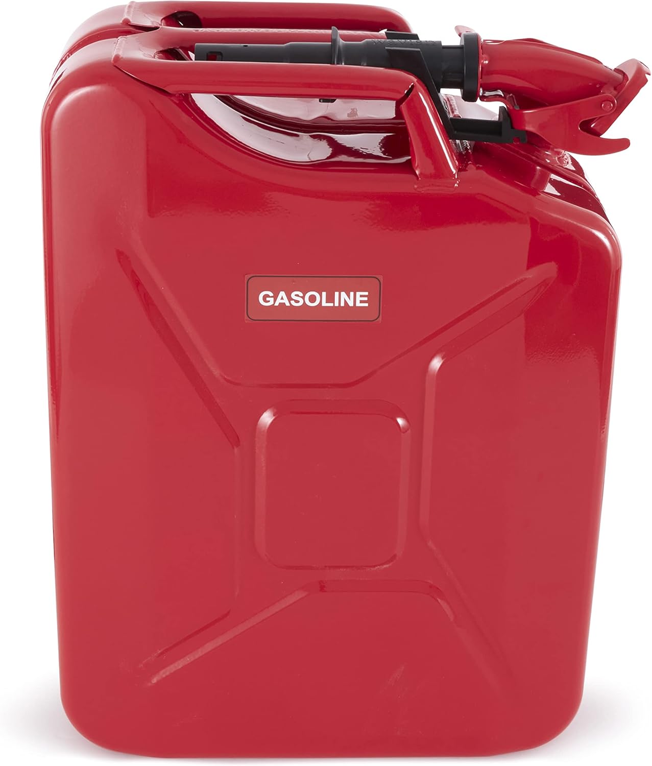 Wavian Jerry Can 20L Red  C CARB Compliant, Durable Gasoline Container with Spout