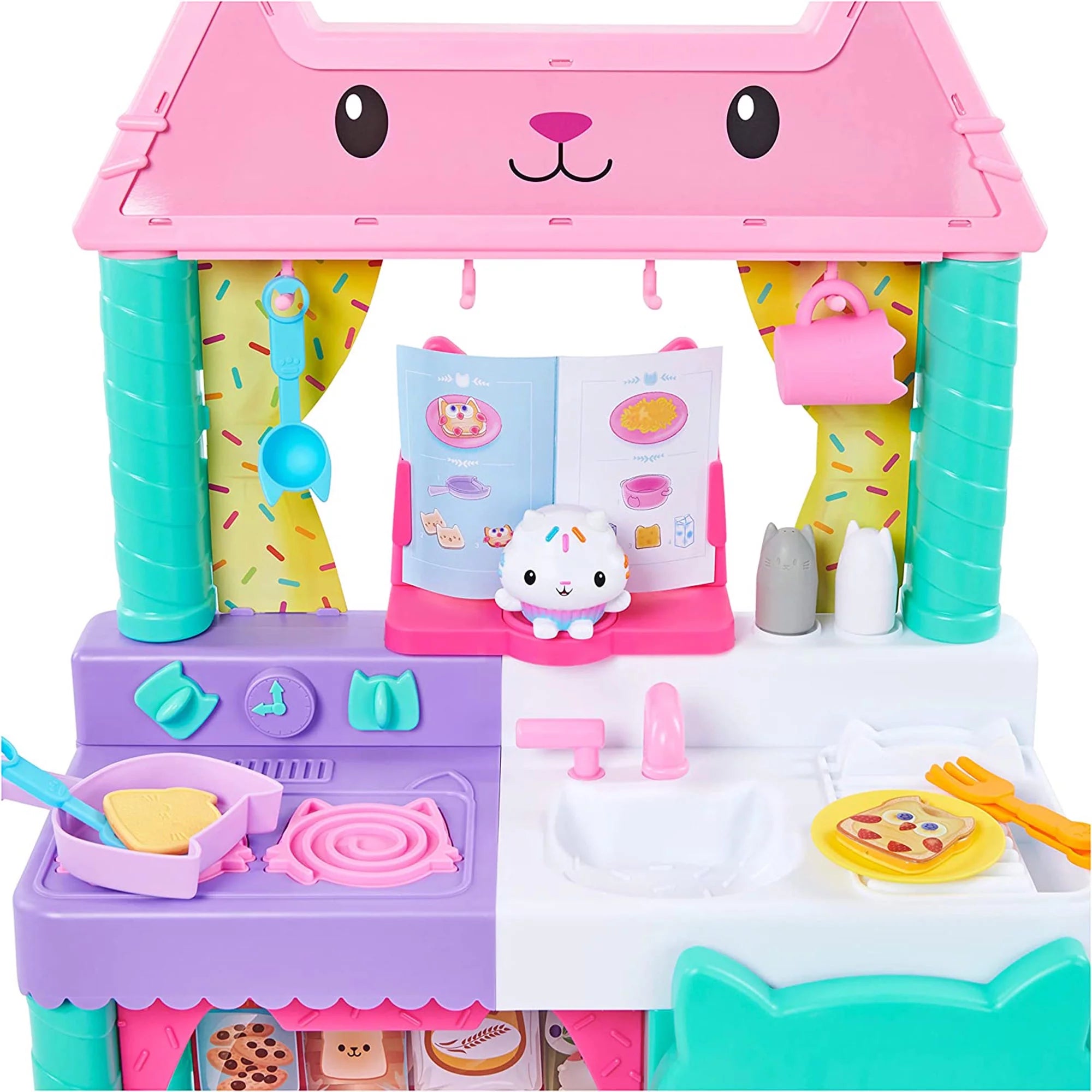 Dreamworks Gabby's Dollhouse Cakey Kitchen Play Set with Accessories