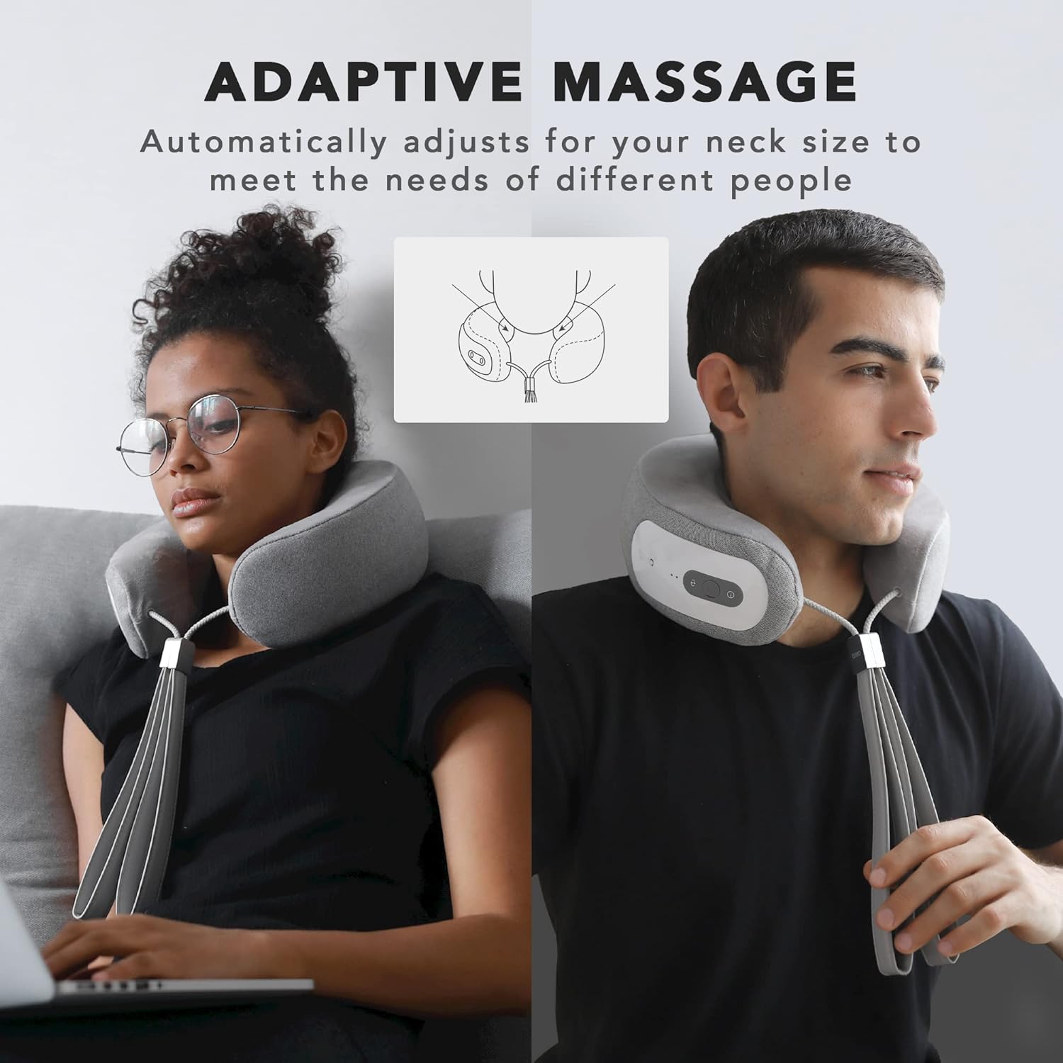 Breo iNeck 3Pro Shiatsu Electric Neck Massager with Heat, App Control, Lightweight, Ideal for Travel & Home Relaxation