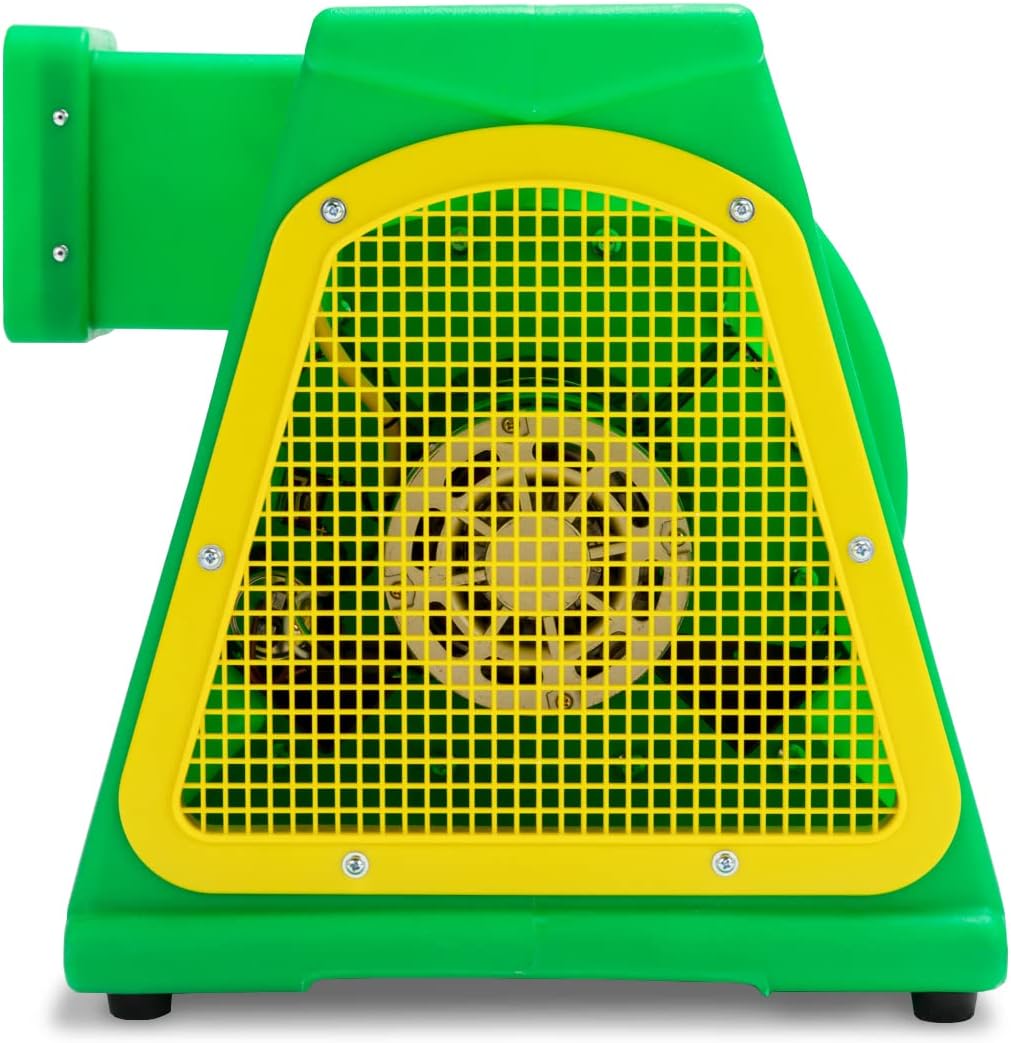 Air Blower, Powerful Bounce House Blower Fan for Large Inflatable Bouncy House, Bouncy Castle and Water Slides, BA-BP-2-PL, Green