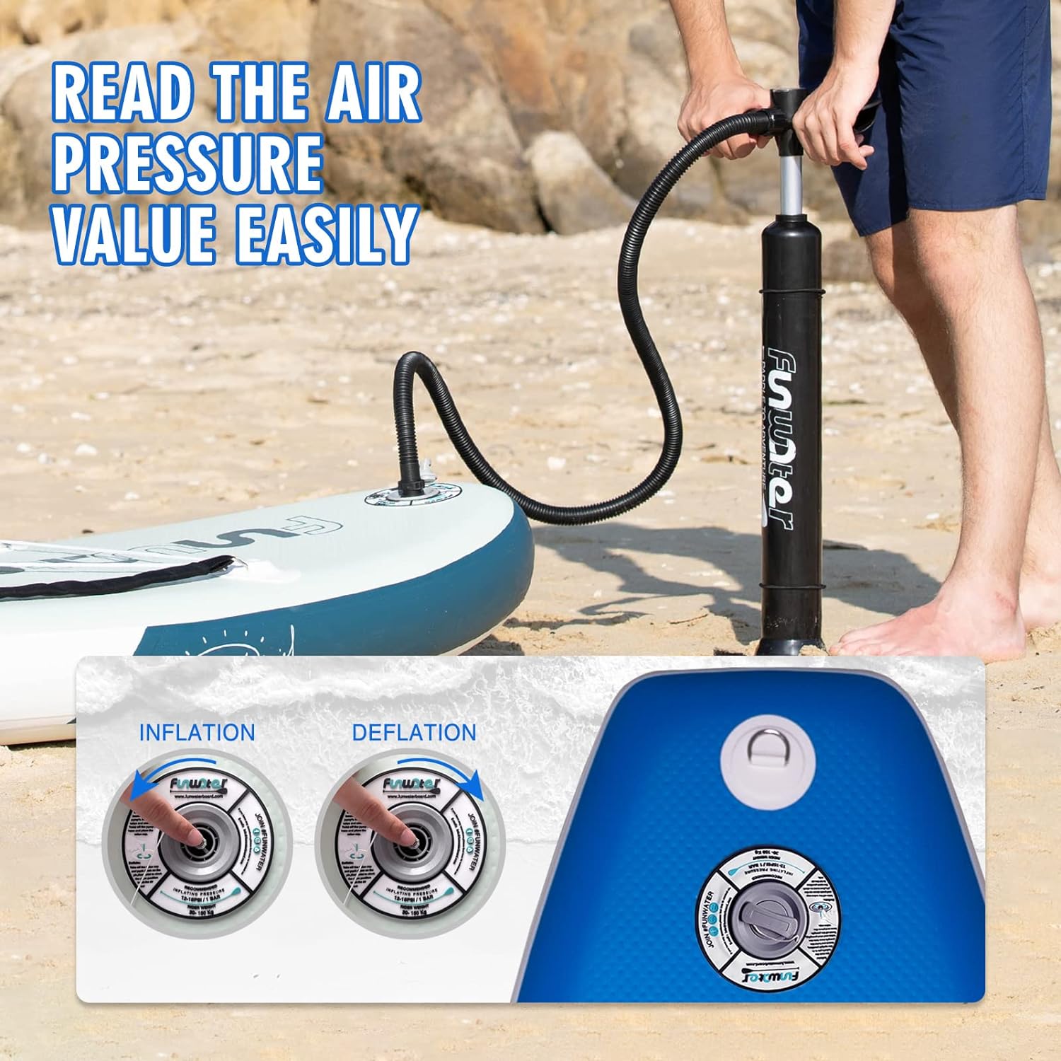 Inflatable Ultra-Light Stand Up Paddle Board for All Skill Levels with Premium SUP Paddleboard Accessories,Non-Slip Comfort Deck for Youth & Adults.