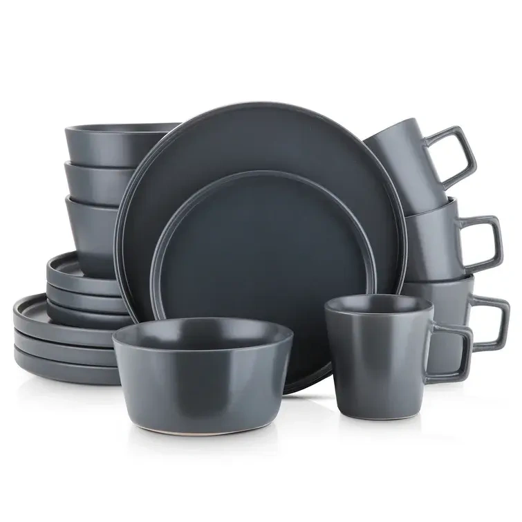Deluxe Ceramic Tableware Set 58pcs  C Premium Quality for Everyday & Special Occasions