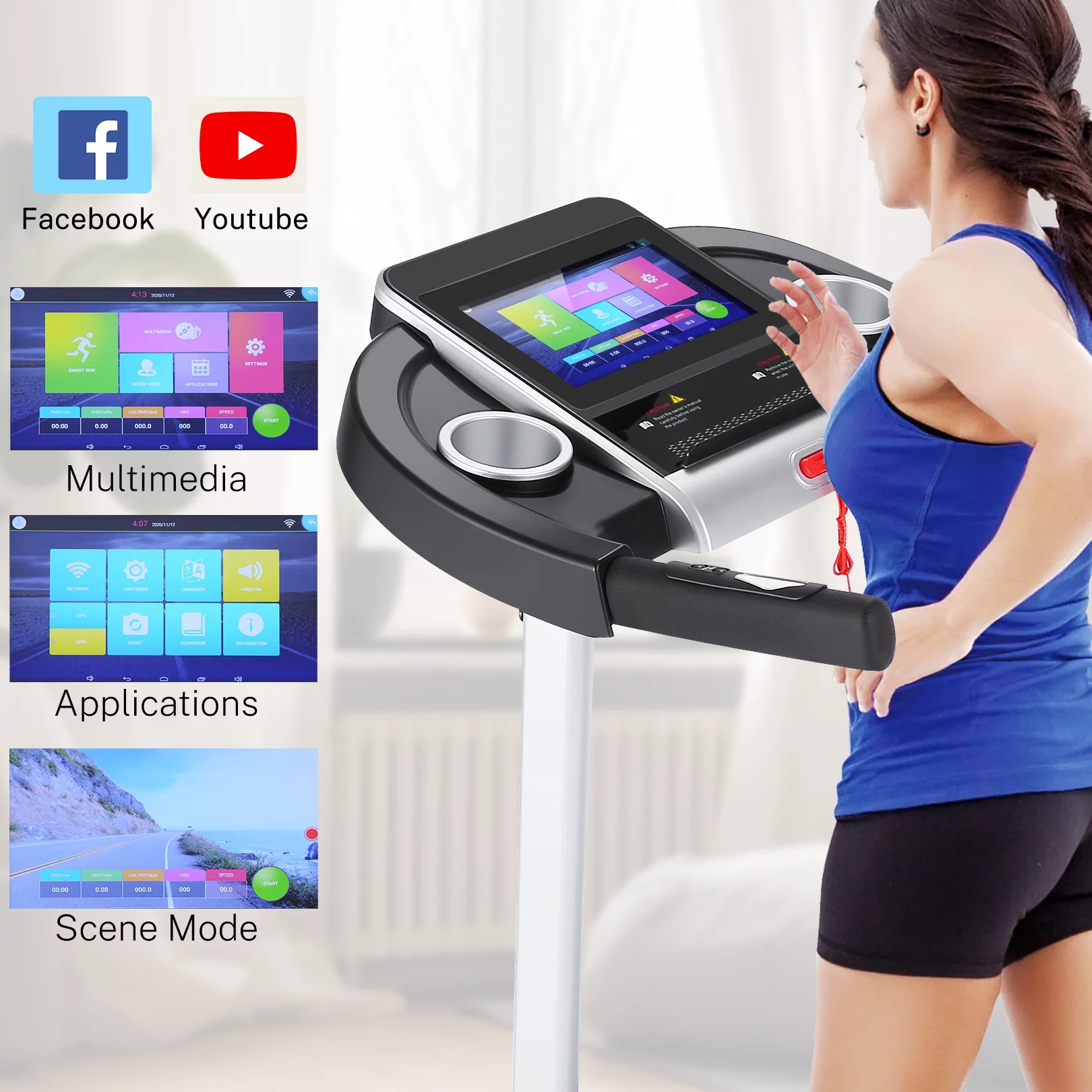 Home Treadmill--Treadmill with 10