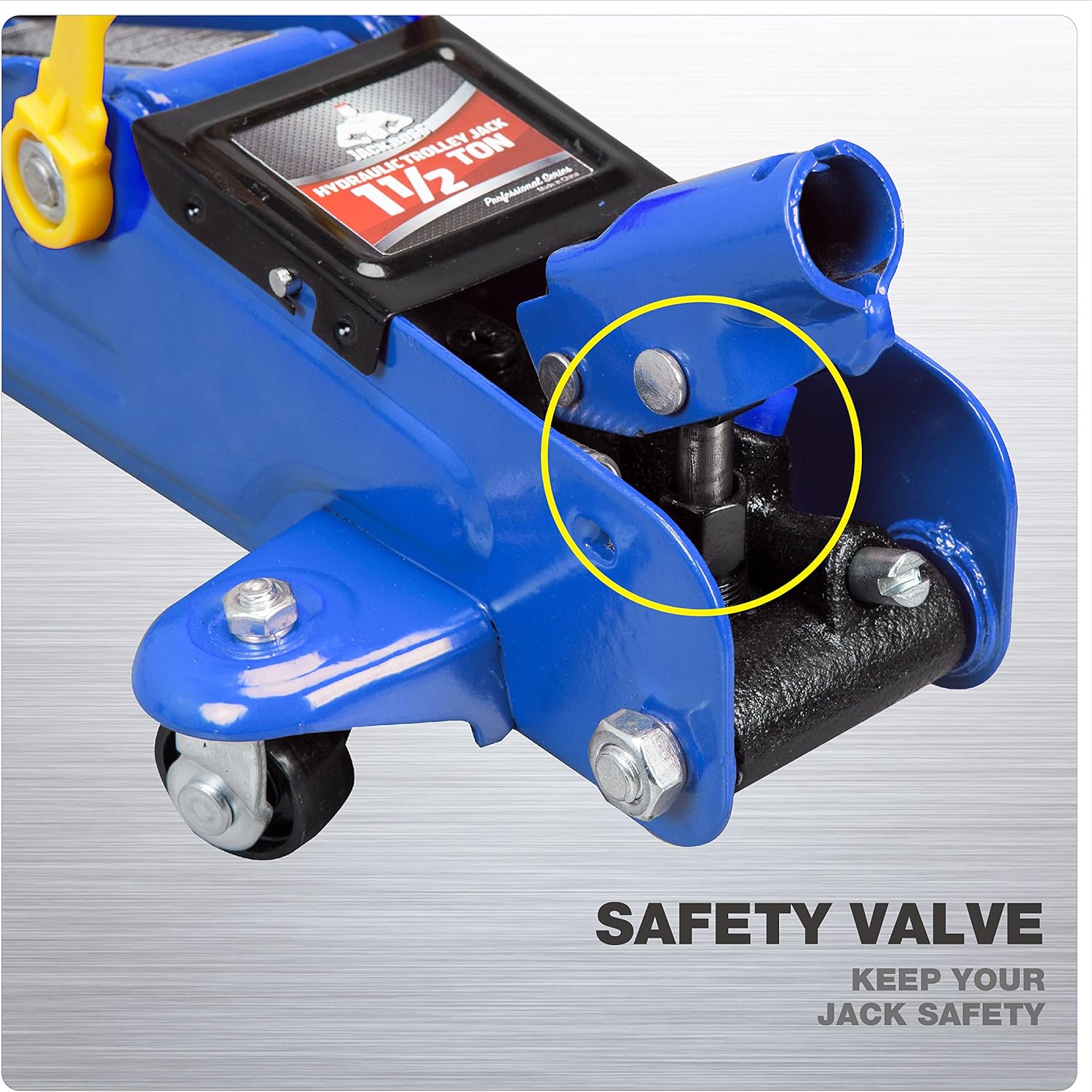 Aluminum and Steel Car Jack, 3 Ton (6,600 LBs) Hydraulic Floor Jack with Dual Piston Quick Lift Pump, Lifting Range 3-15/16